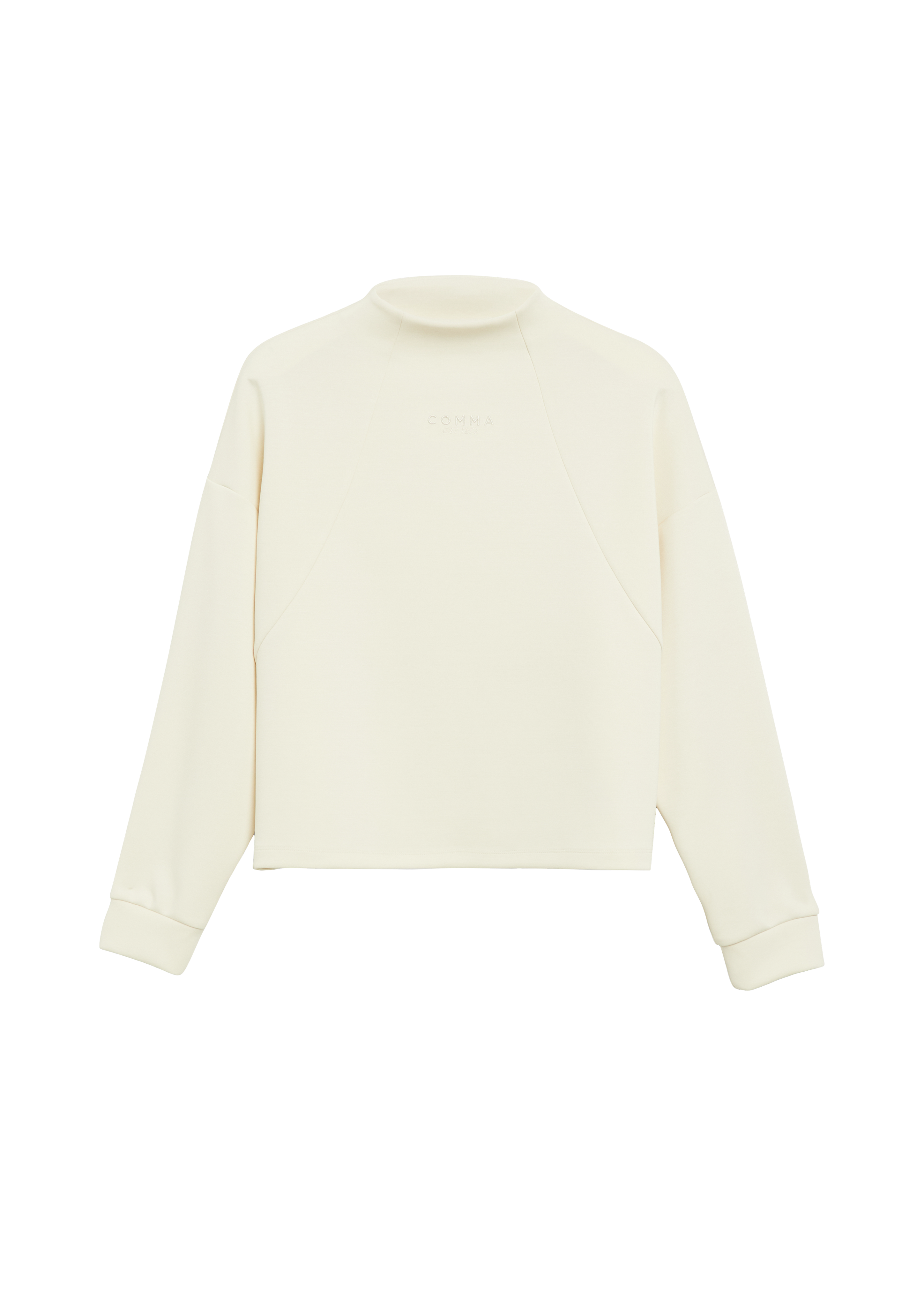 Scuba-sweatshirt met logo-detail