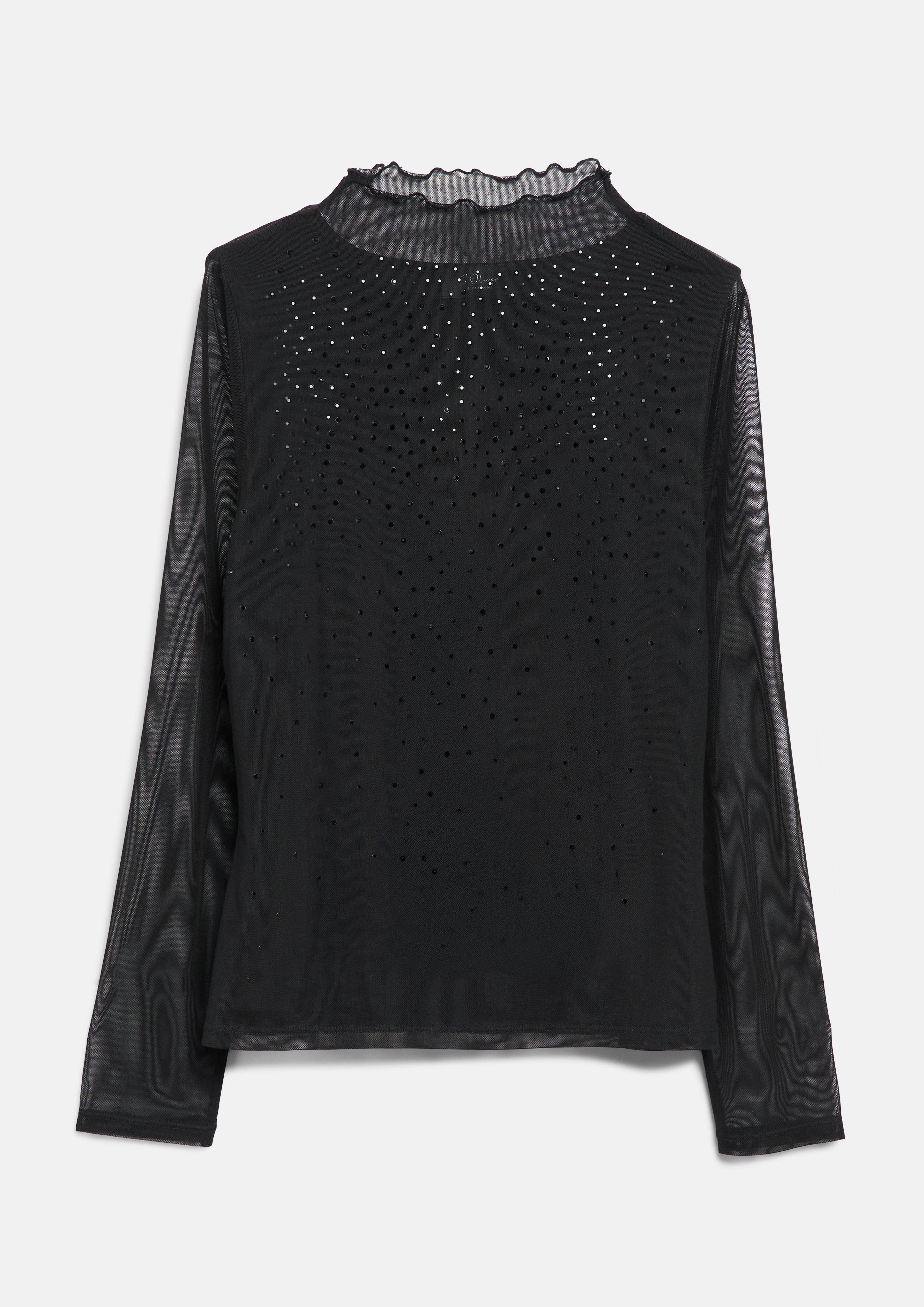 Damen T-Shirt in schwarz von s.Oliver BLACK LABEL
