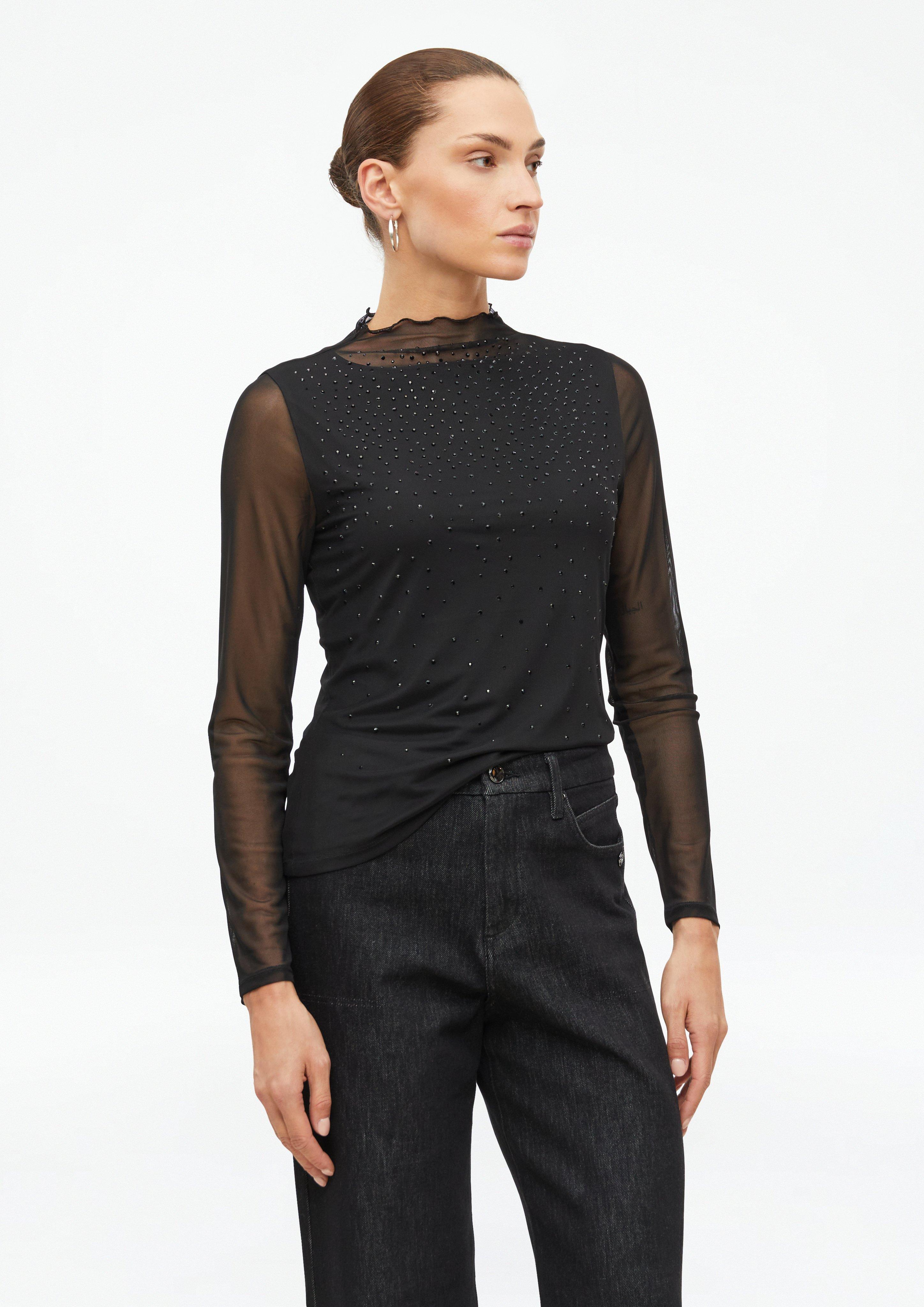 T-Shirt in Farbe schwarz von s.Oliver BLACK LABEL