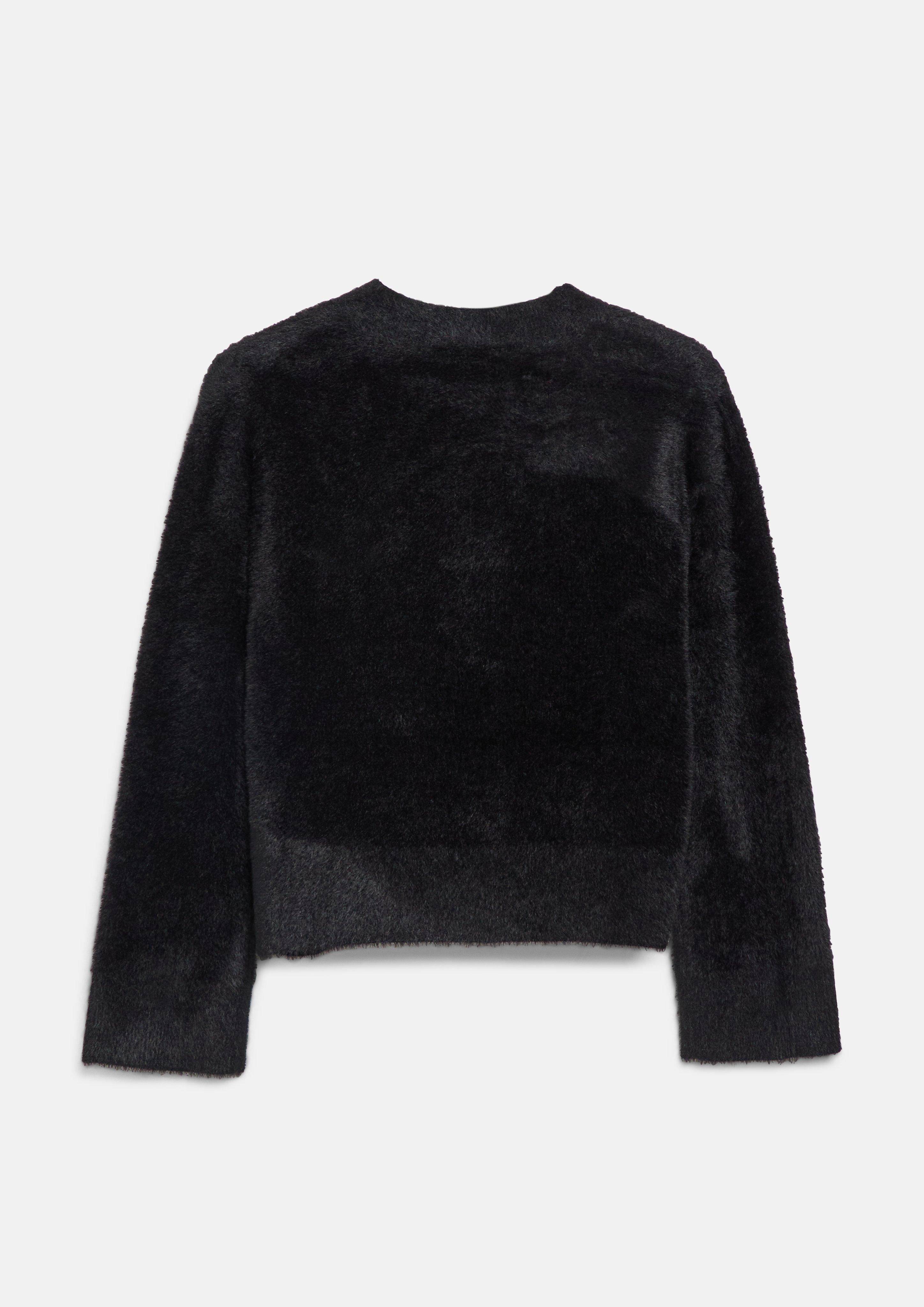 Femmes Veste en tricot en noir de s.Oliver