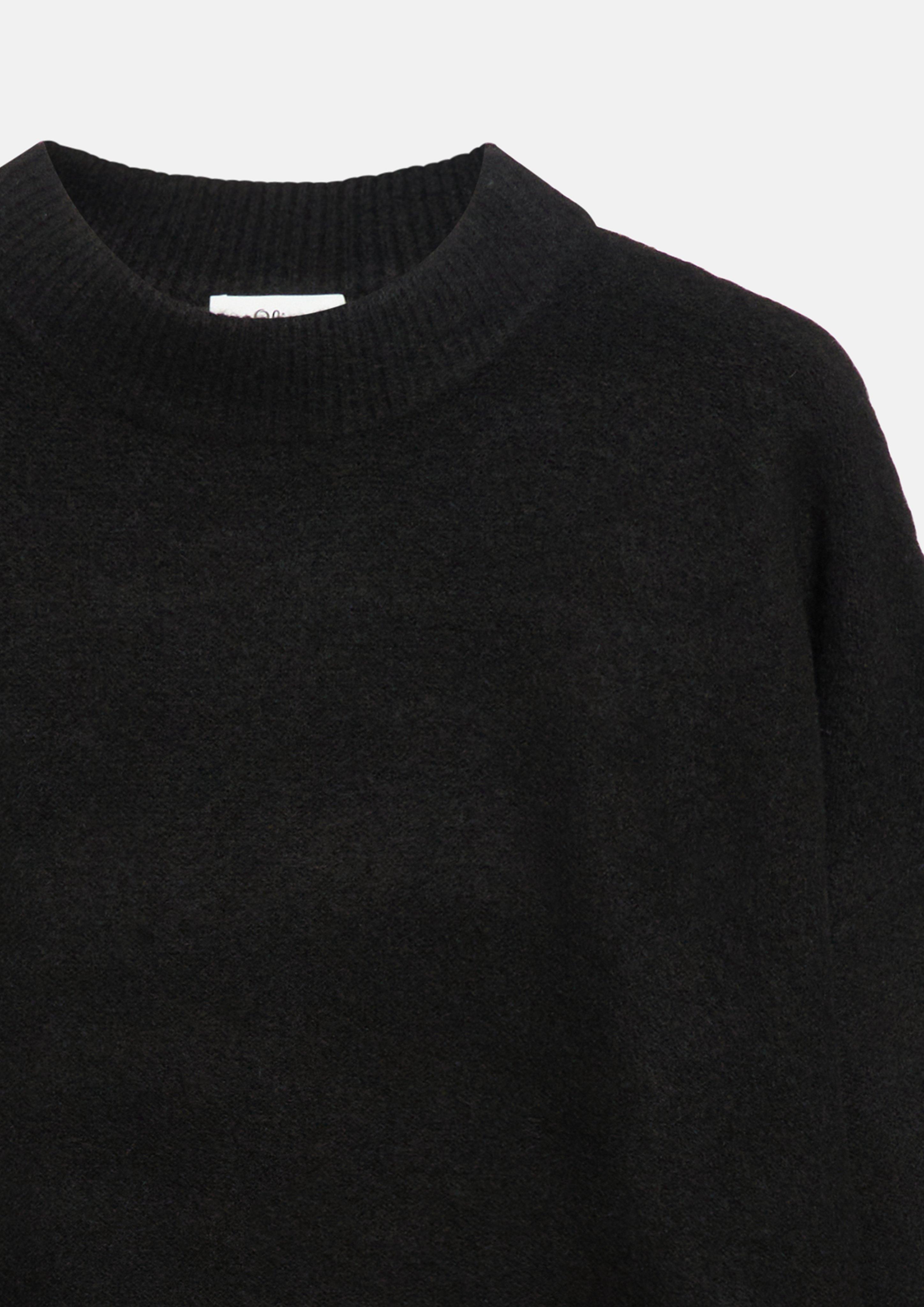 Femmes Pull en tricot en noir de s.Oliver