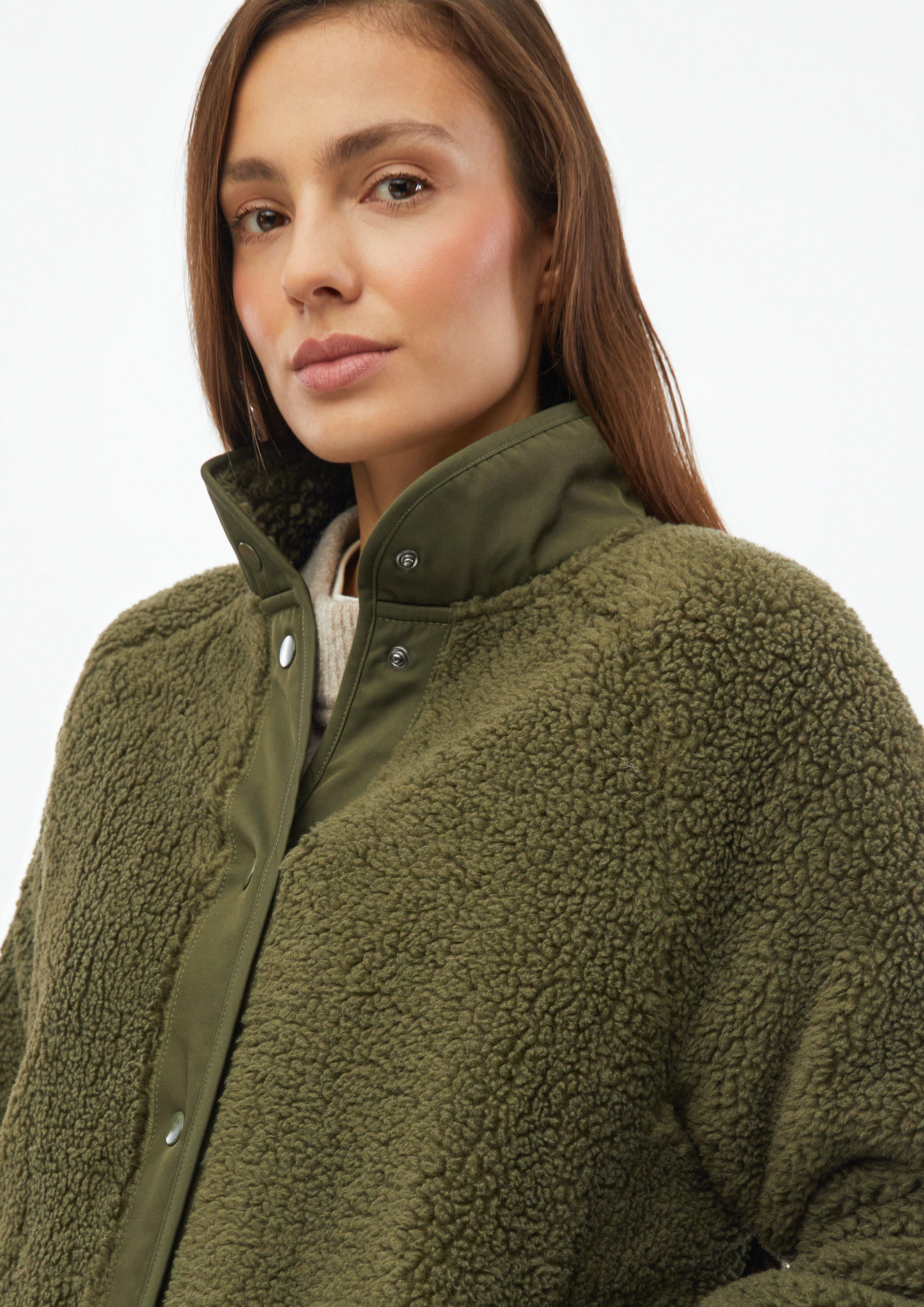 Damen Sweatshirt Jacke in olive von s.Oliver