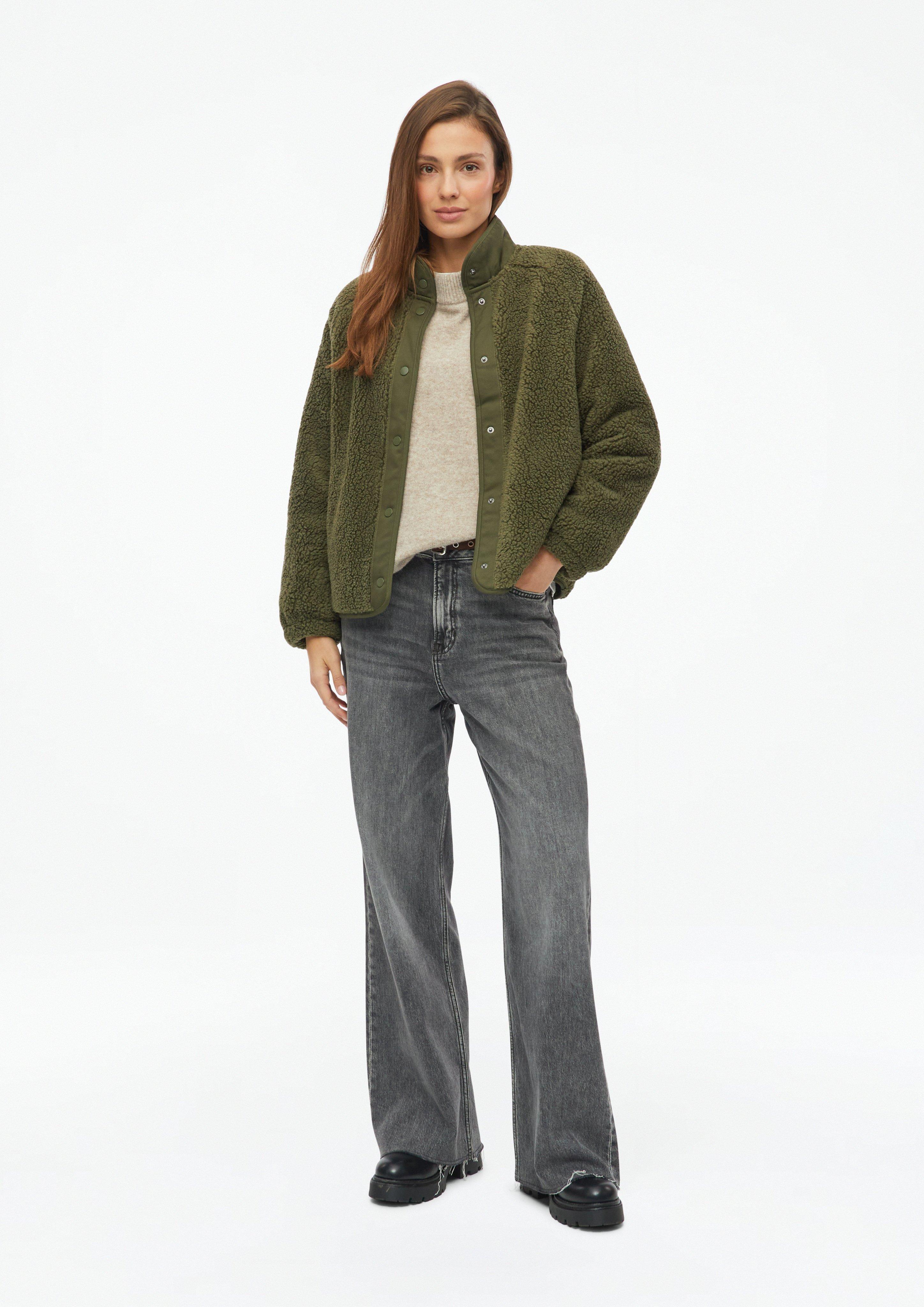 Damen Sweatshirt Jacke in olive von s.Oliver