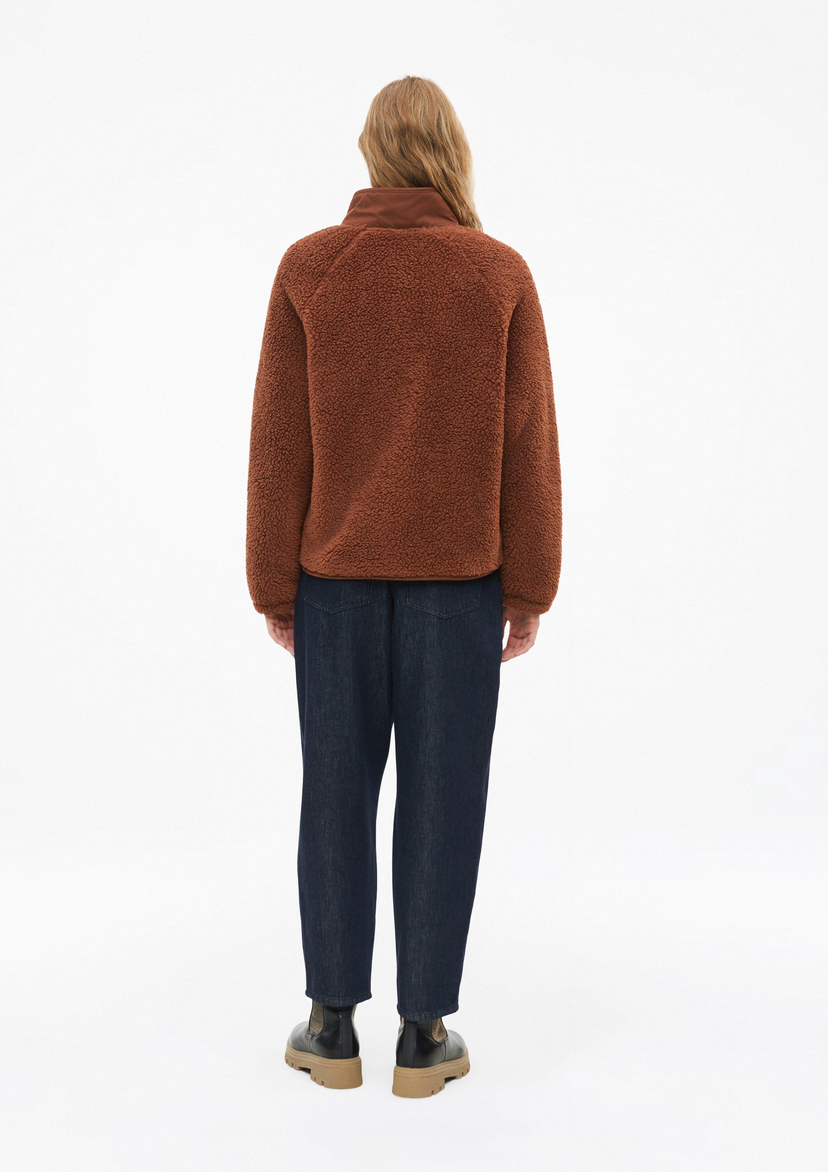 Damen Sweatshirt Jacke in orange von s.Oliver