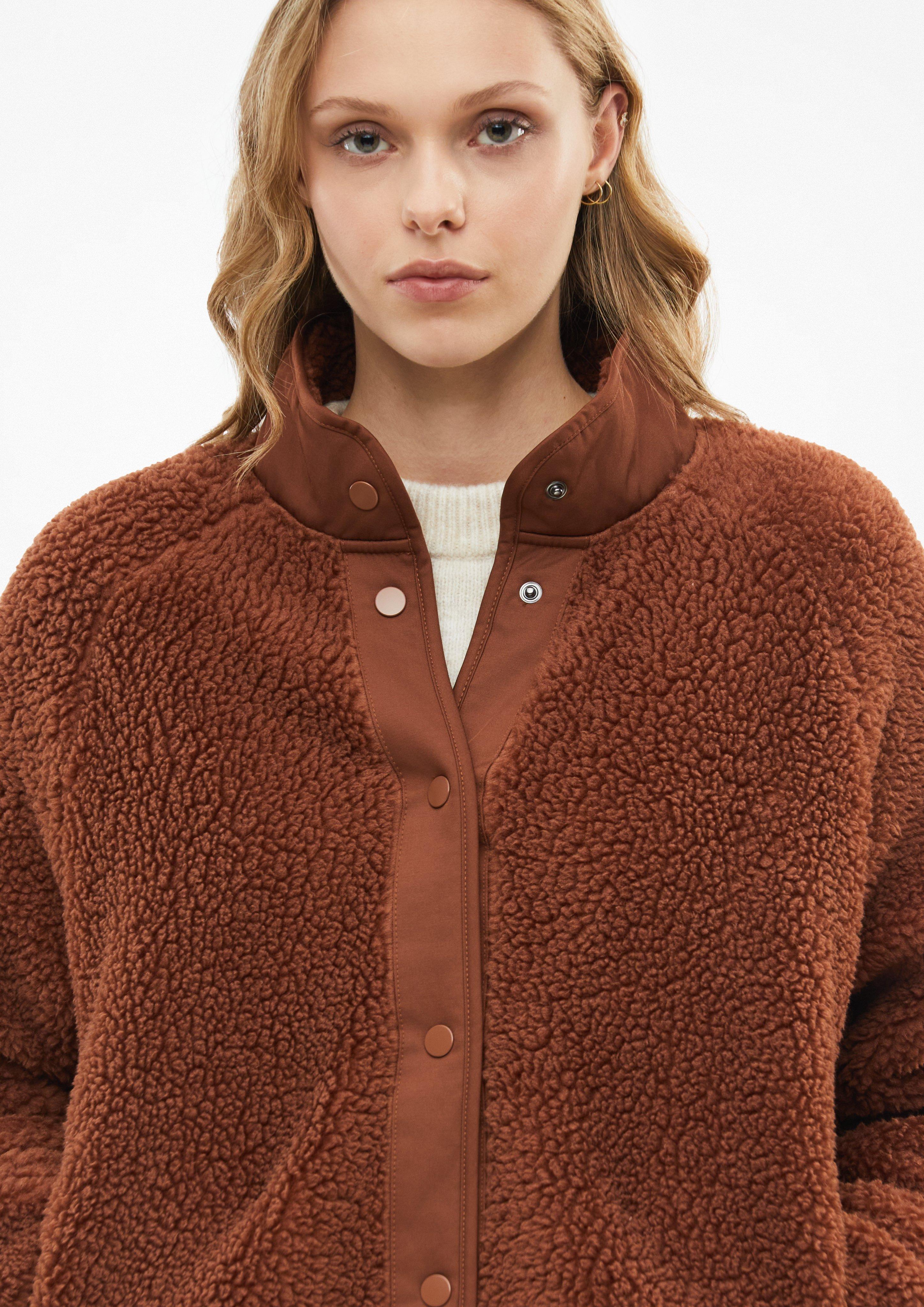 Damen Sweatshirt Jacke in orange von s.Oliver