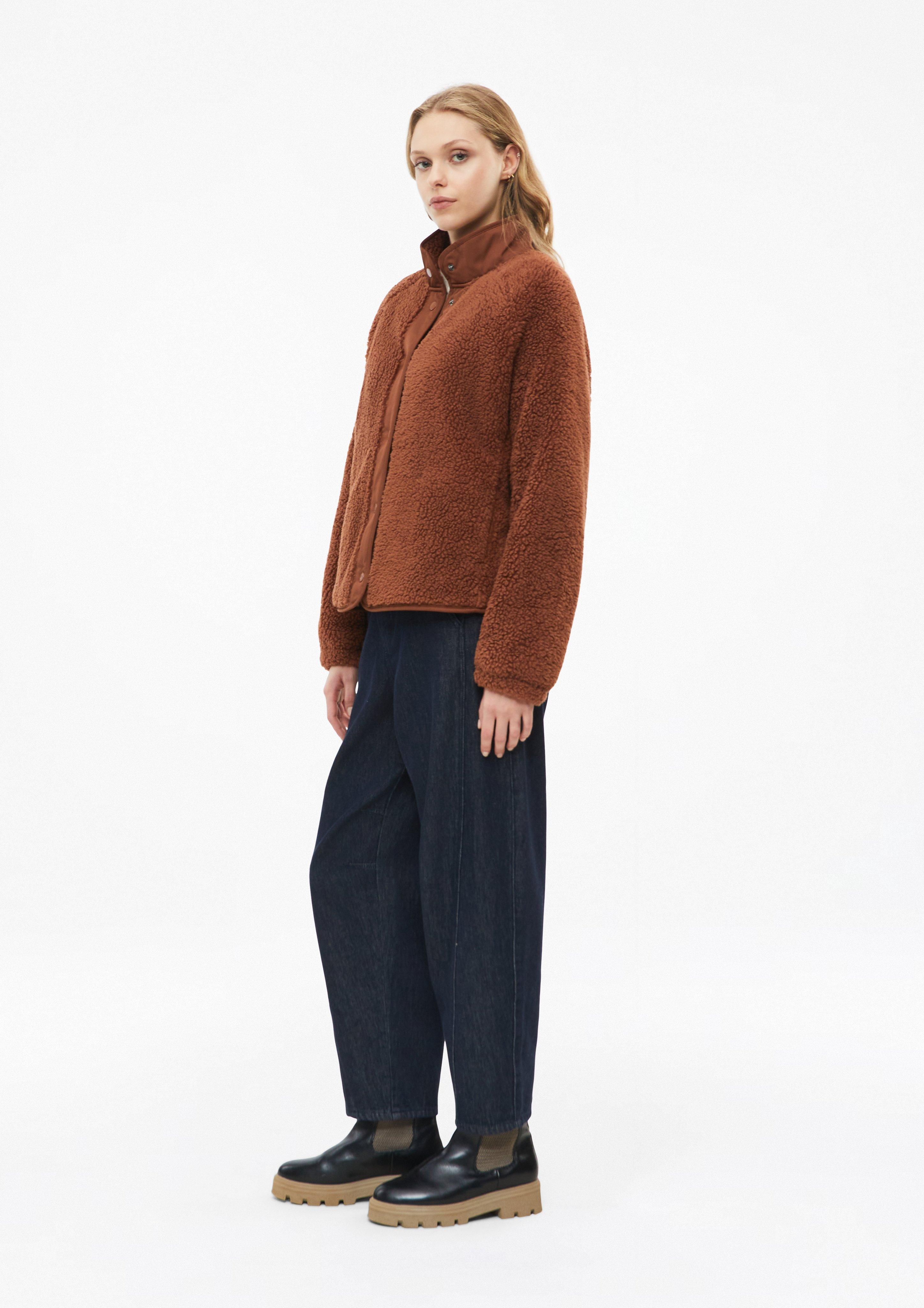 Damen Sweatshirt Jacke in orange von s.Oliver