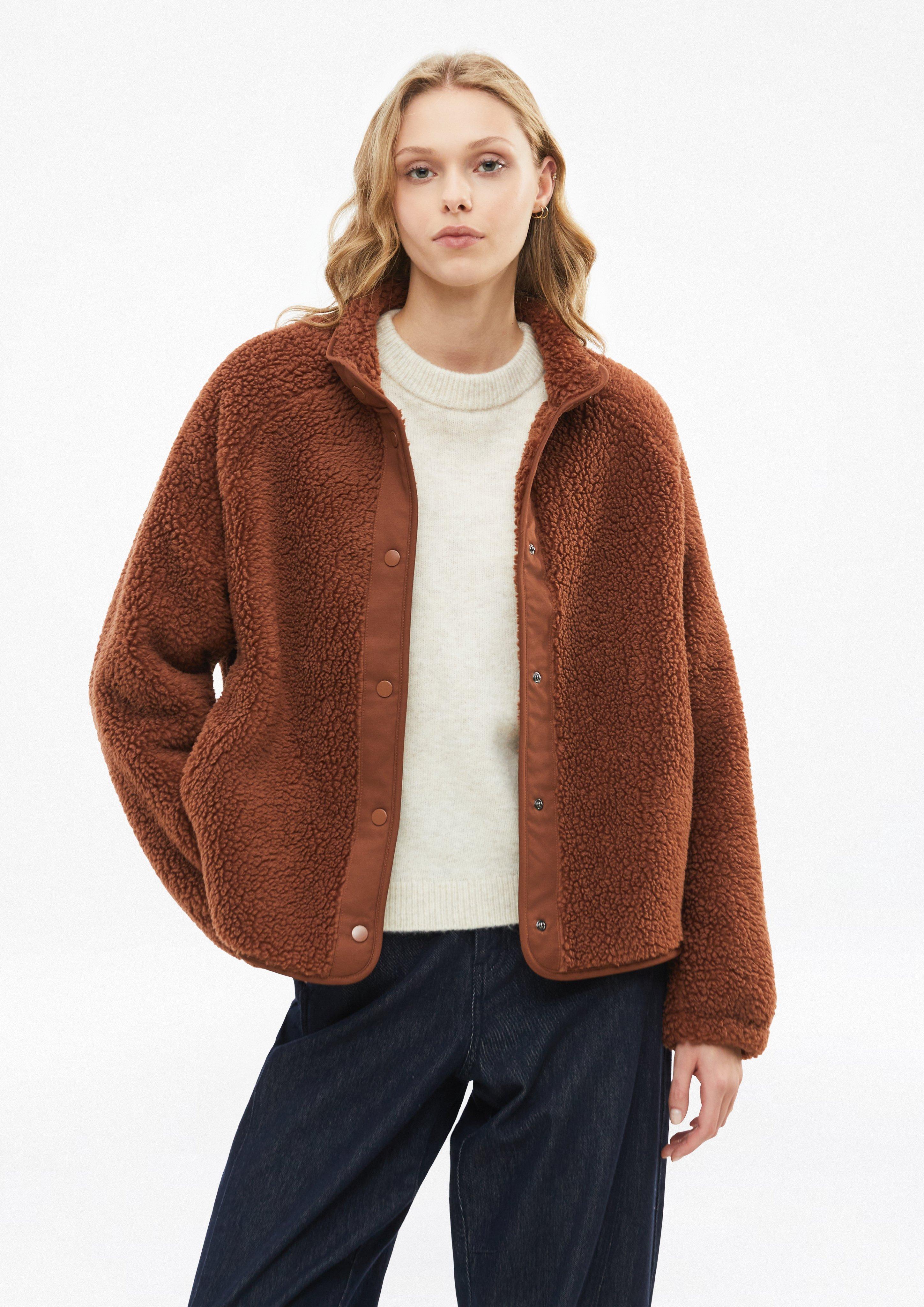 Damen Sweatshirt Jacke in orange von s.Oliver