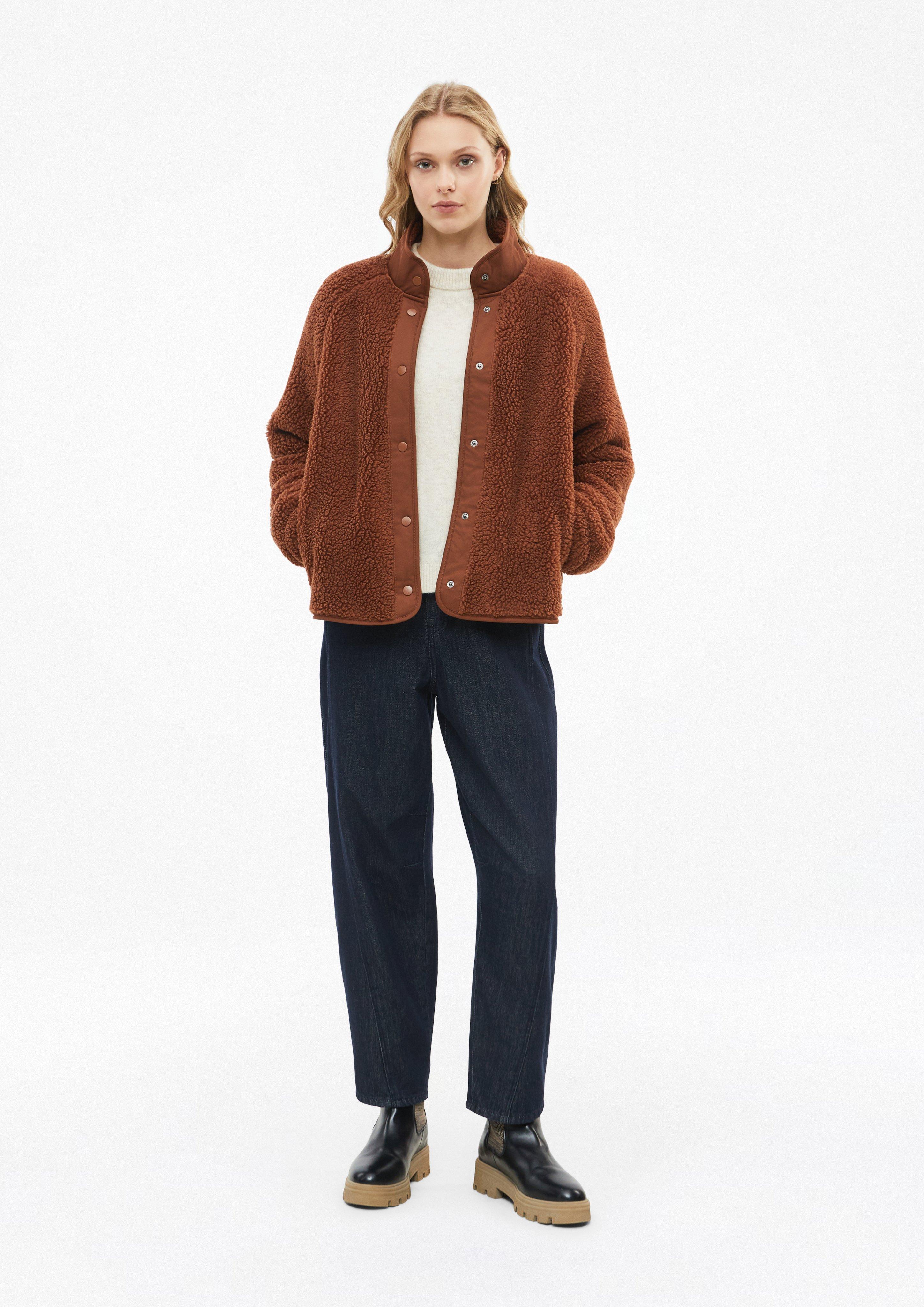 Damen Sweatshirt Jacke in orange von s.Oliver