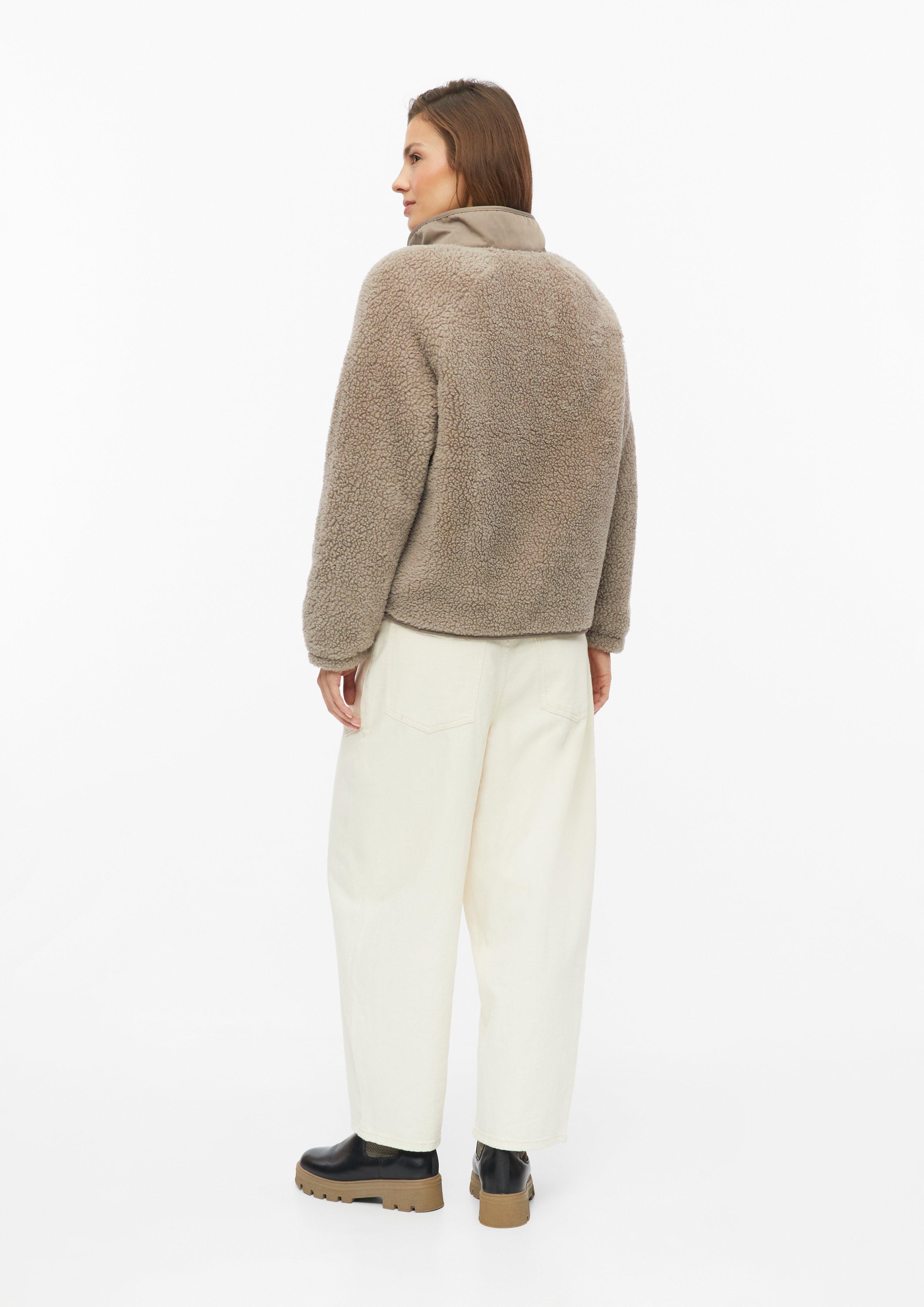 Damen Sweatshirt Jacke in beige von s.Oliver