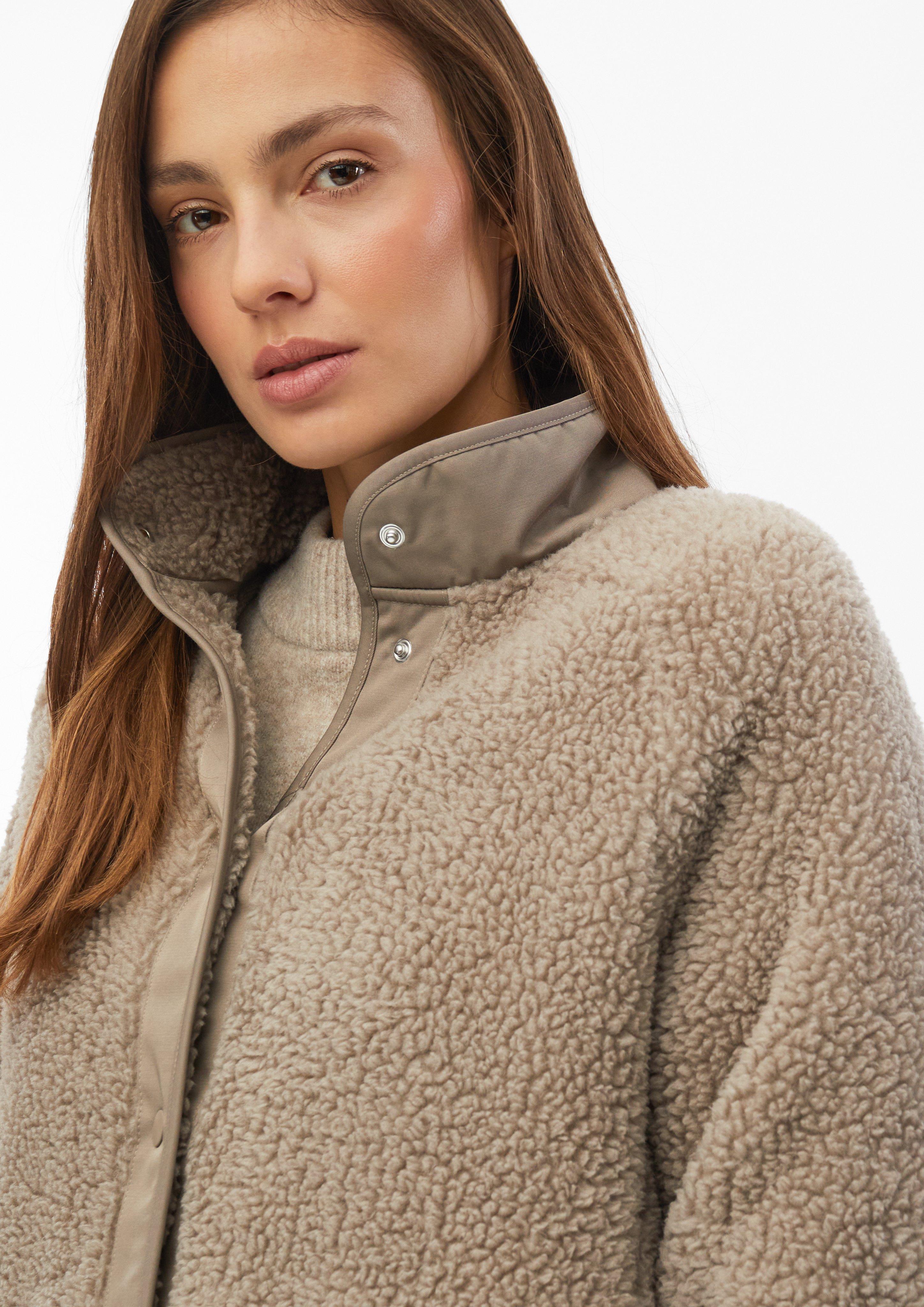 Damen Sweatshirt Jacke in beige von s.Oliver