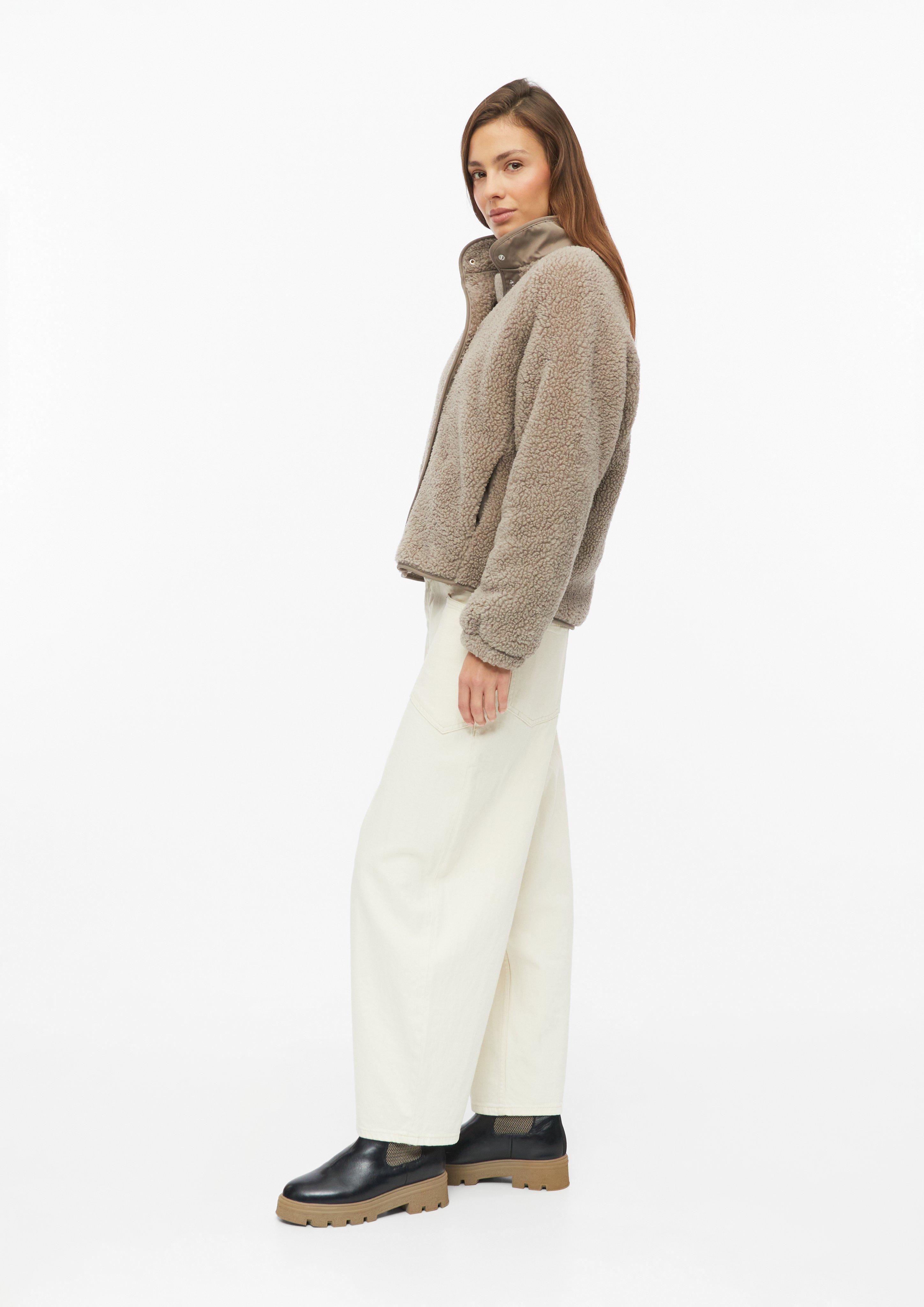 Damen Sweatshirt Jacke in beige von s.Oliver