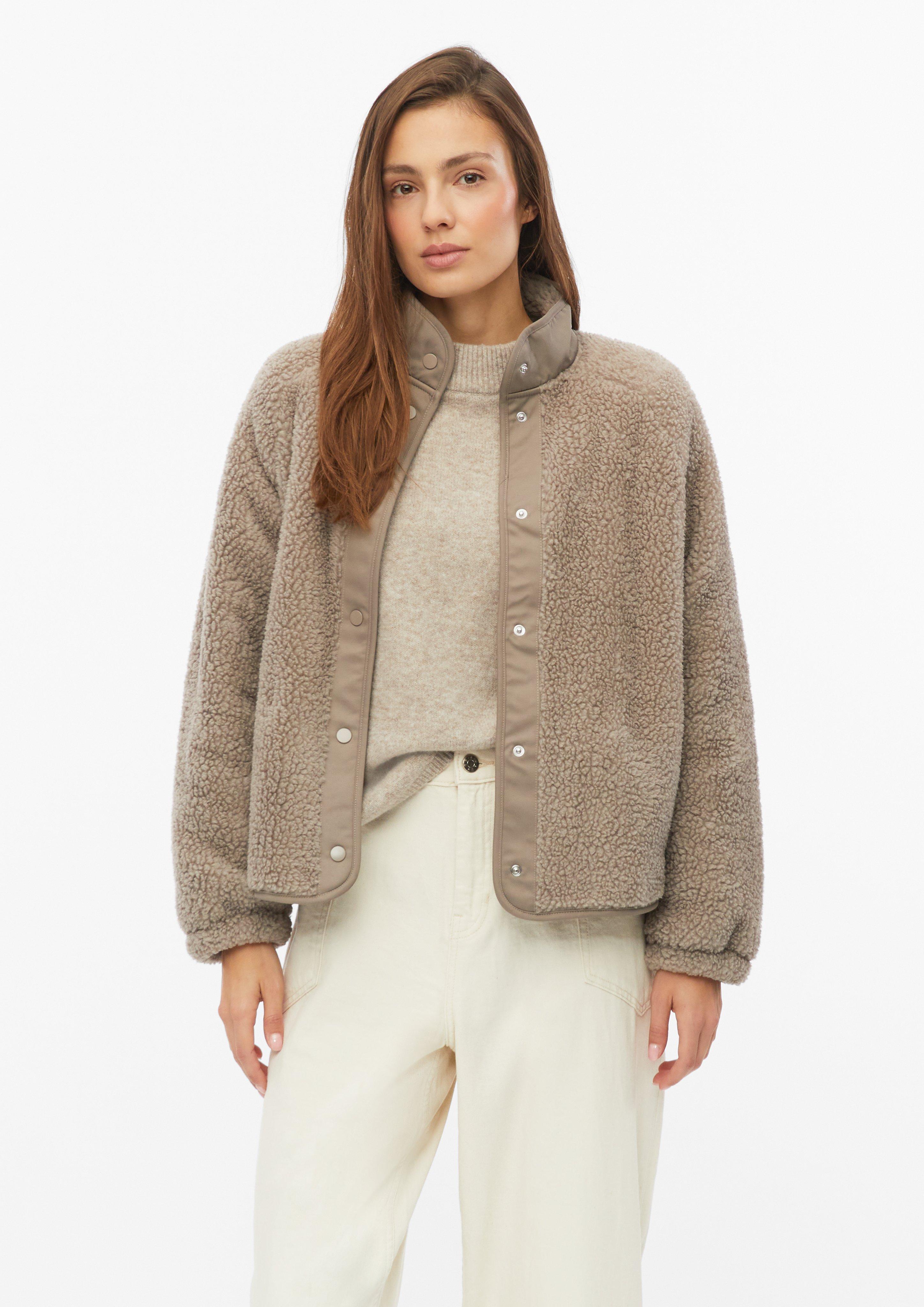 Damen Sweatshirt Jacke in beige von s.Oliver
