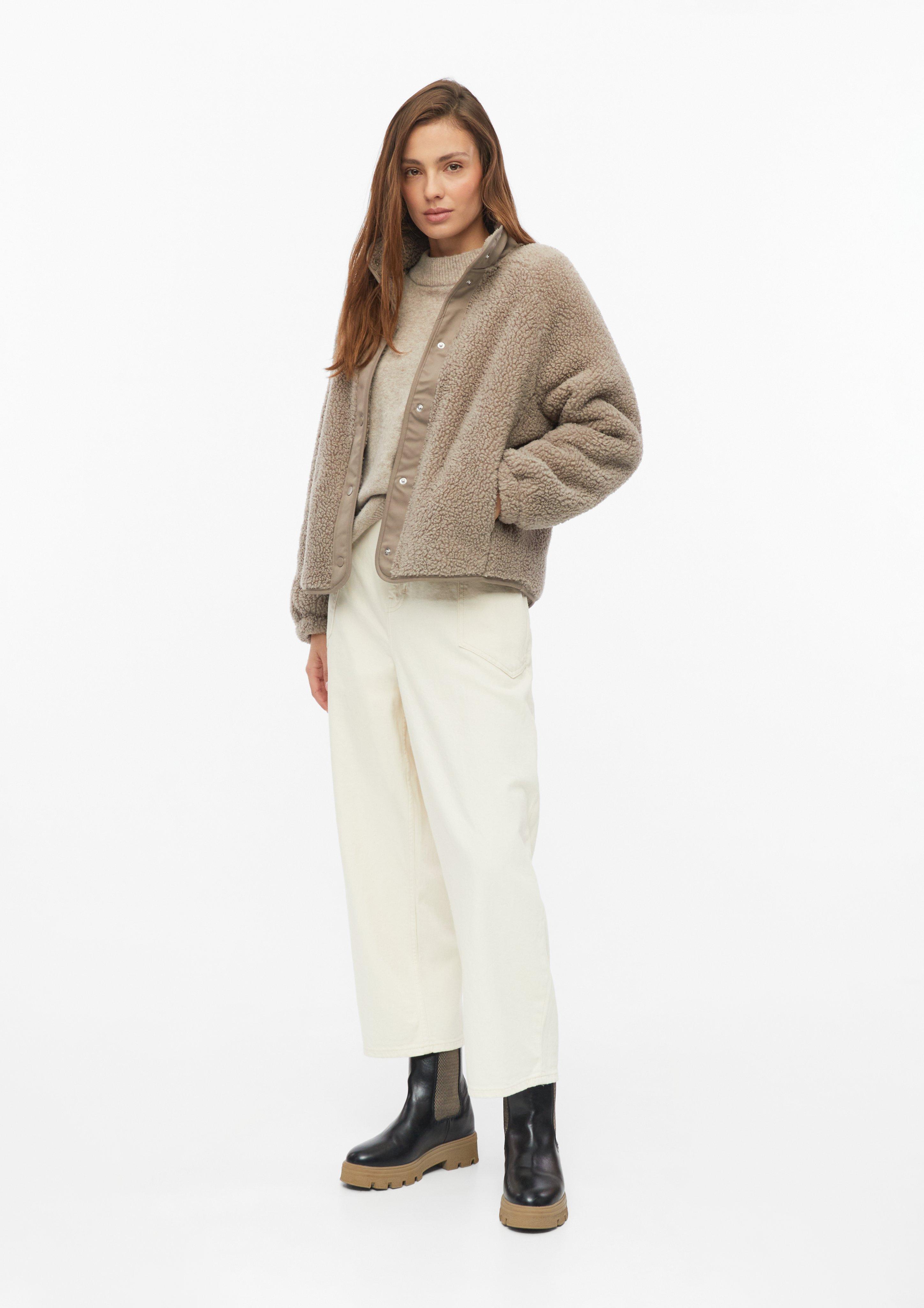 Damen Sweatshirt Jacke in beige von s.Oliver