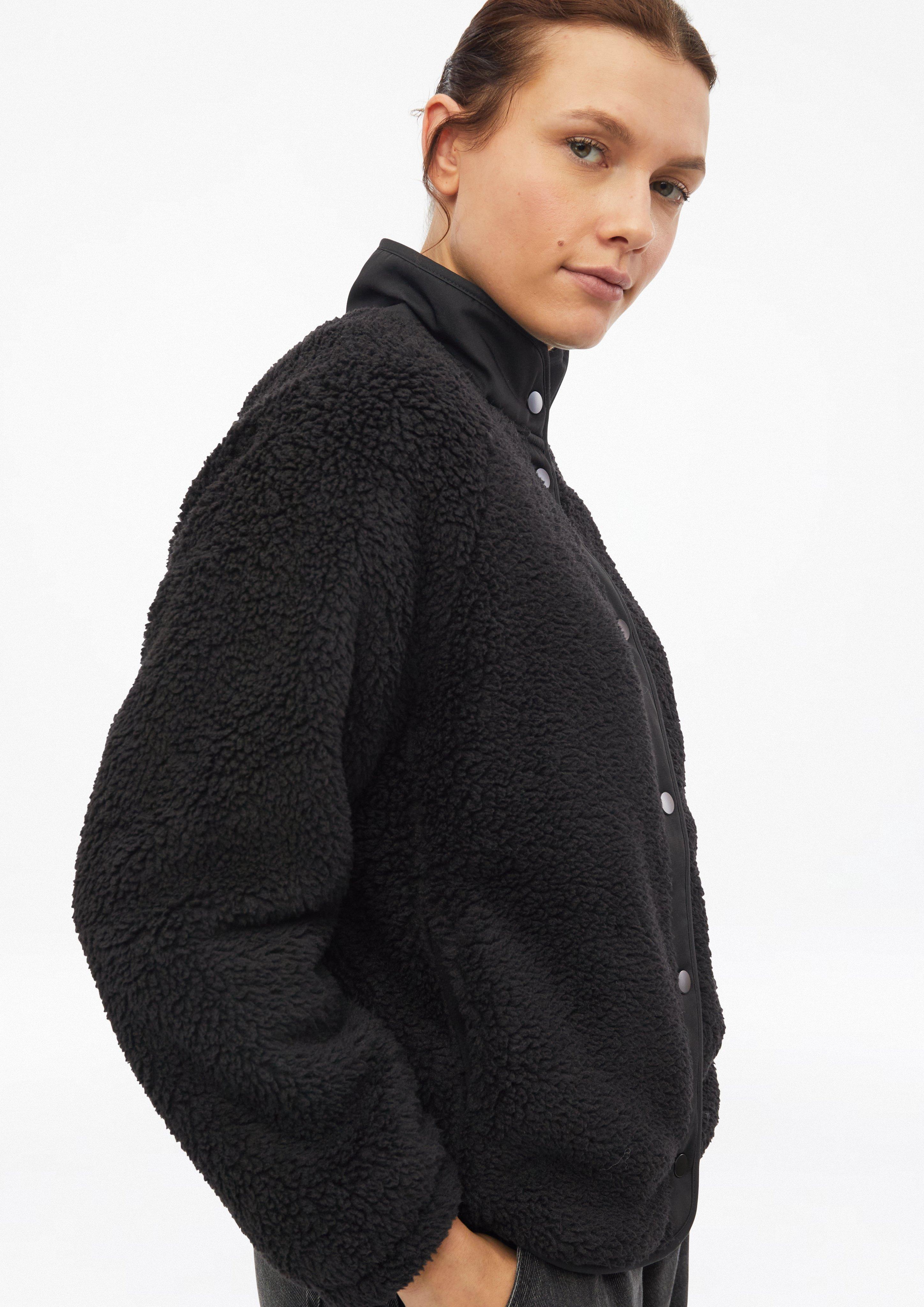 Damen Sweatshirt Jacke in schwarz von s.Oliver