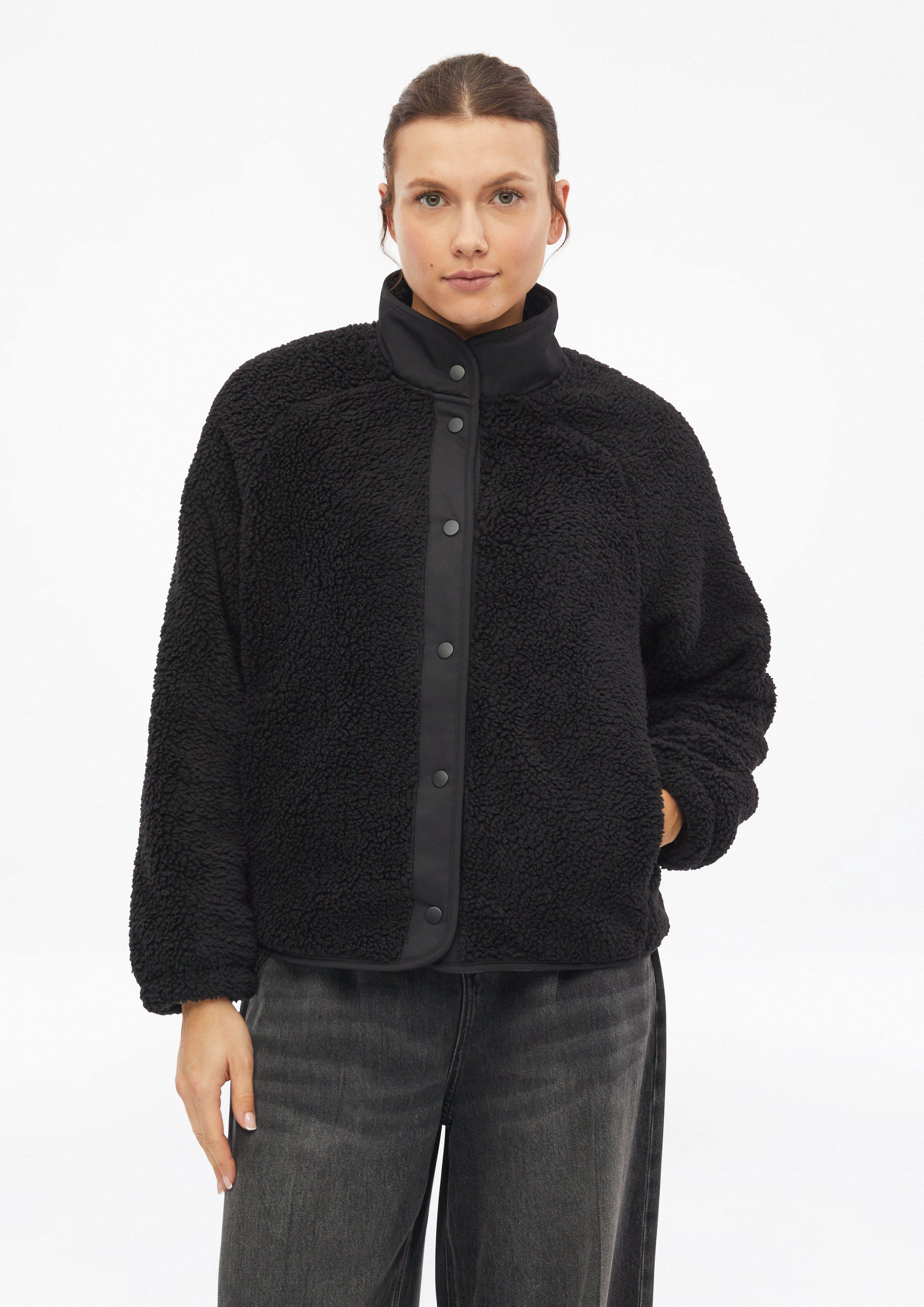 Damen Sweatshirt Jacke in schwarz von s.Oliver