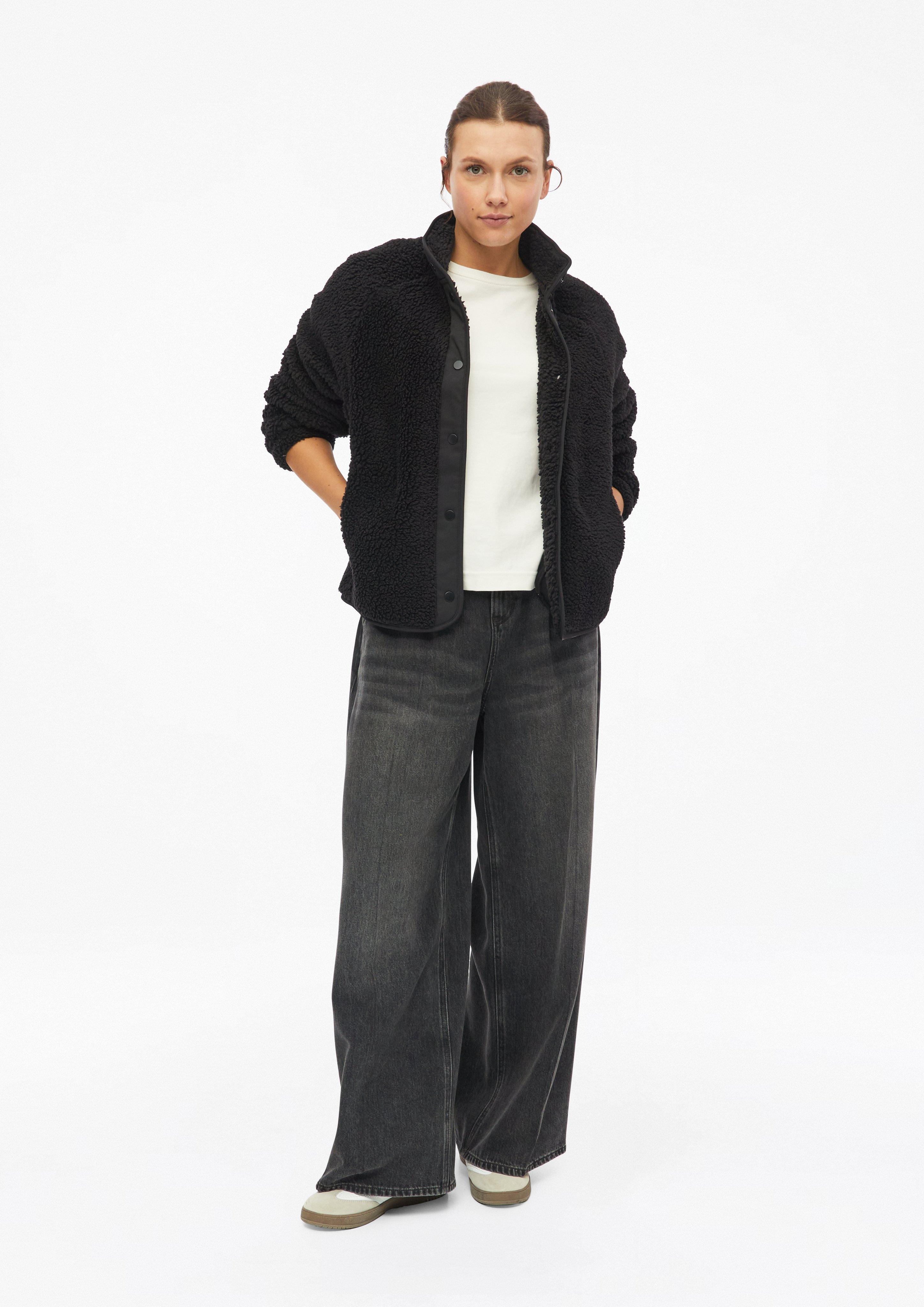 Damen Sweatshirt Jacke in schwarz von s.Oliver