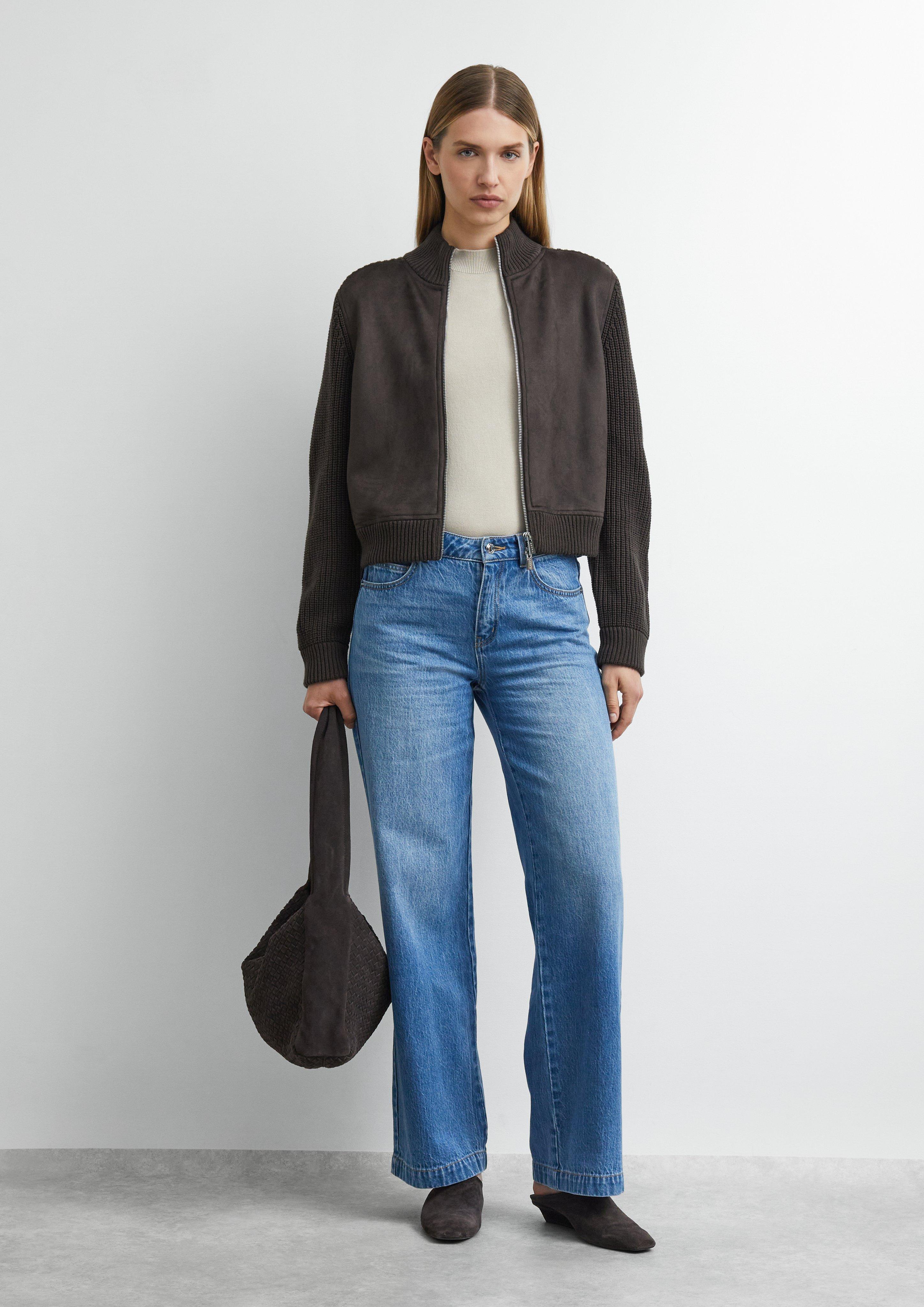 Knitted jumper in beige by COMMA
