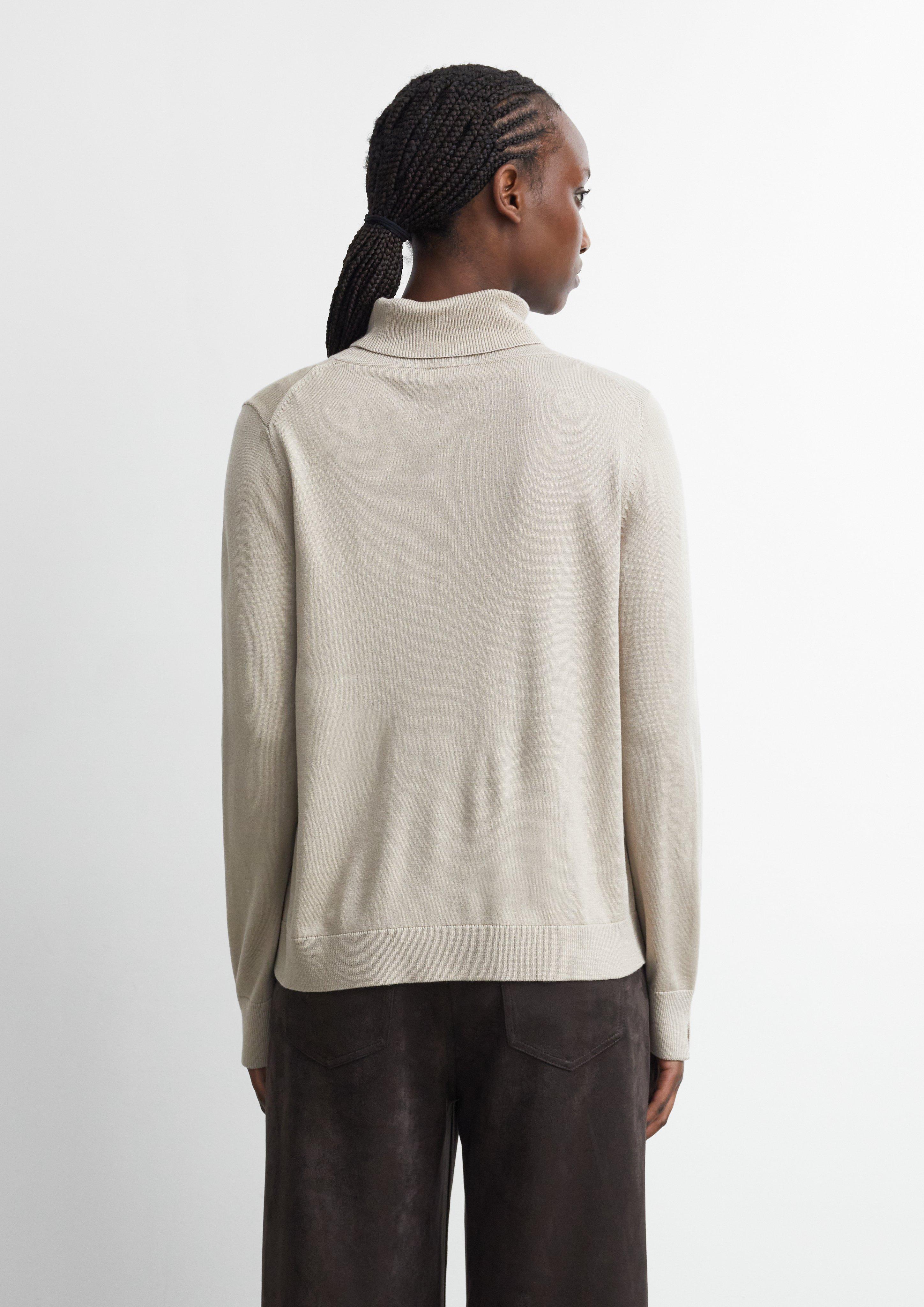 Pull en tricot en beige de COMMA