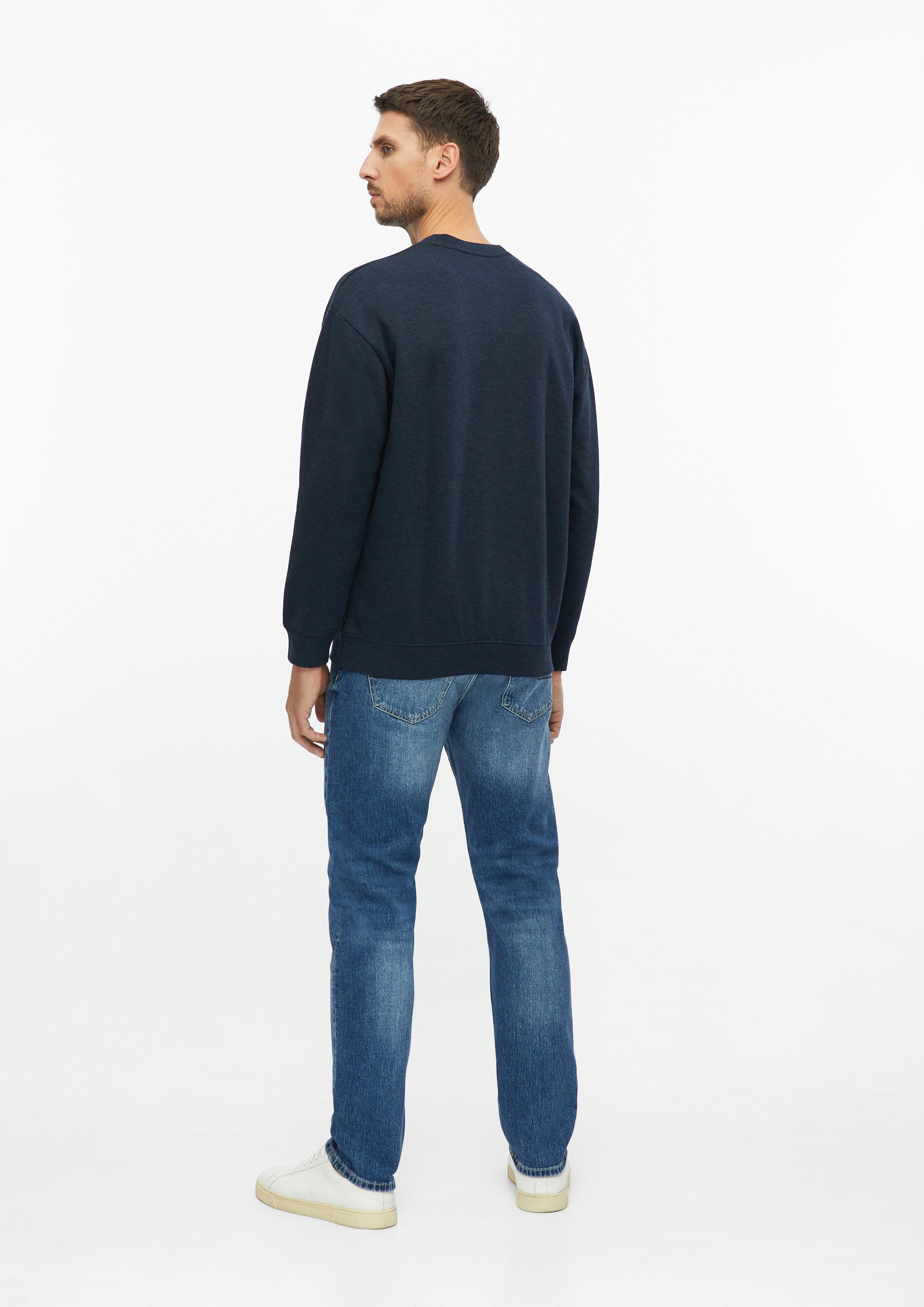 Heren Sweatshirt in blauw van s.Oliver
