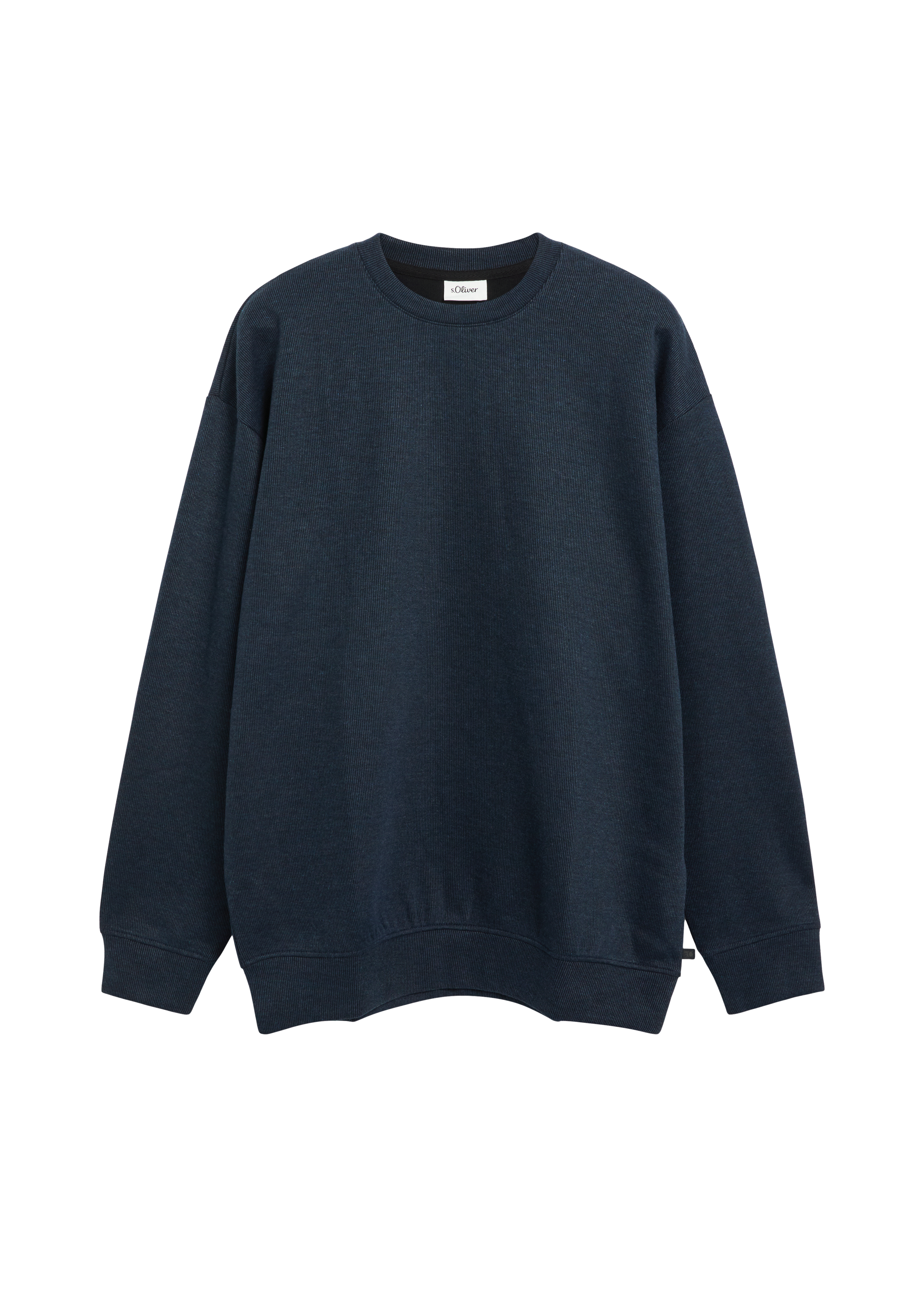 Sweatshirt met moderne pasvorm en tweekleurig patroon