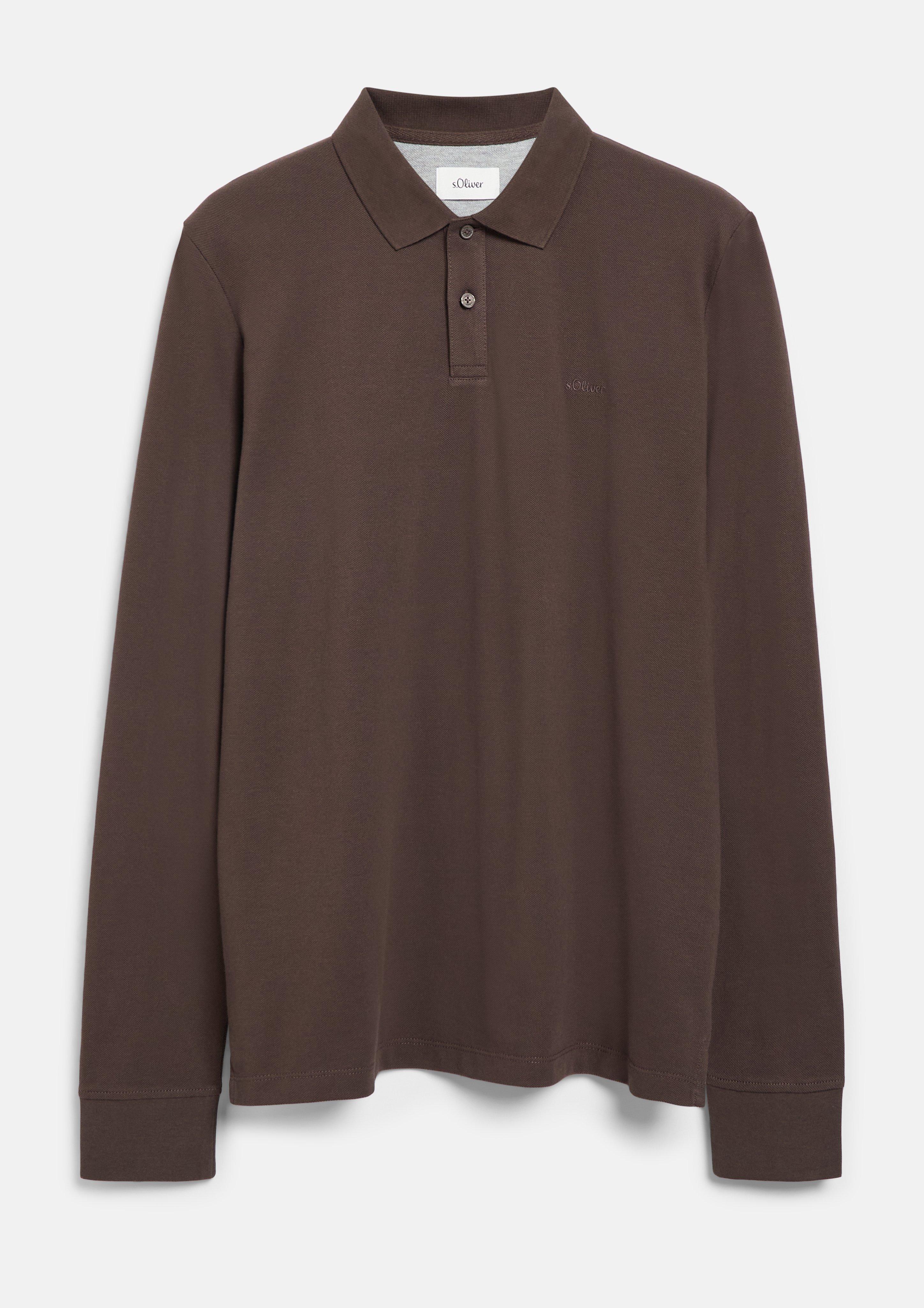 Hommes Polo en brun de s.Oliver