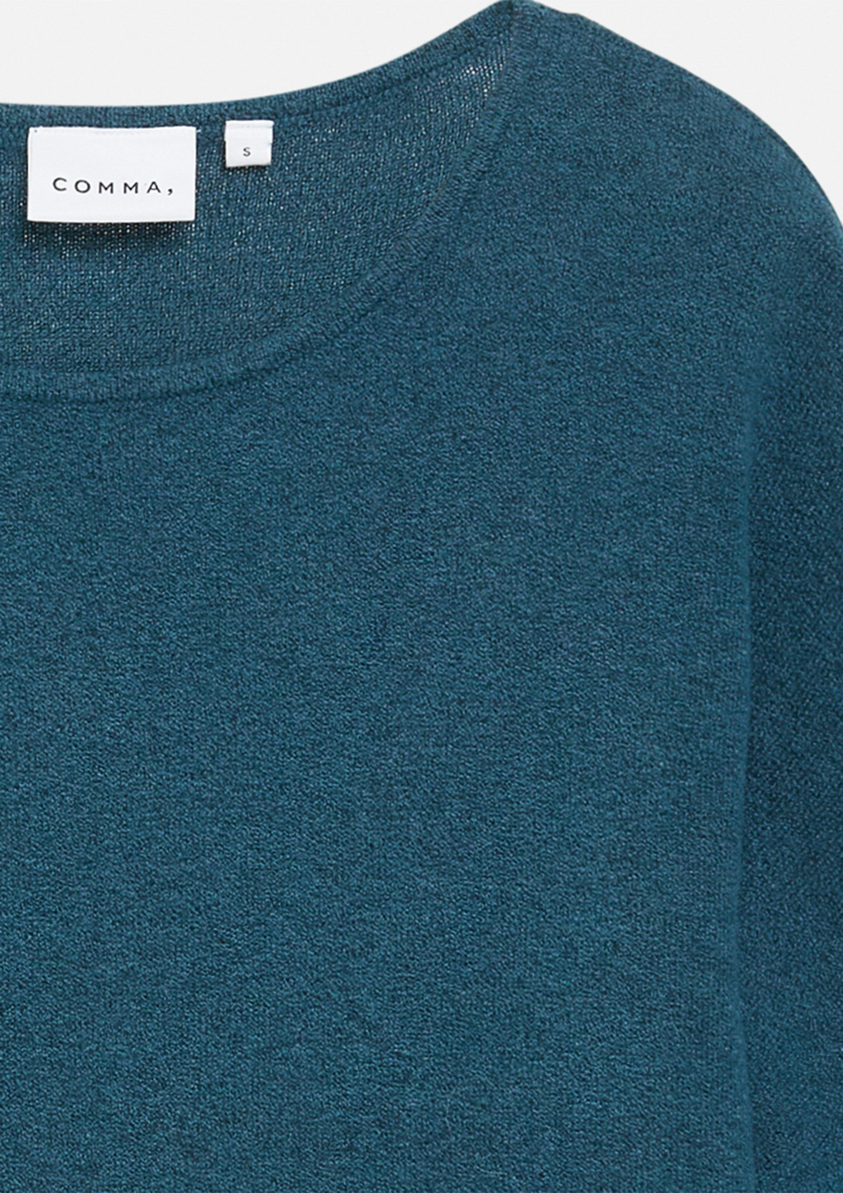 Pull en tricot en pétrole de COMMA