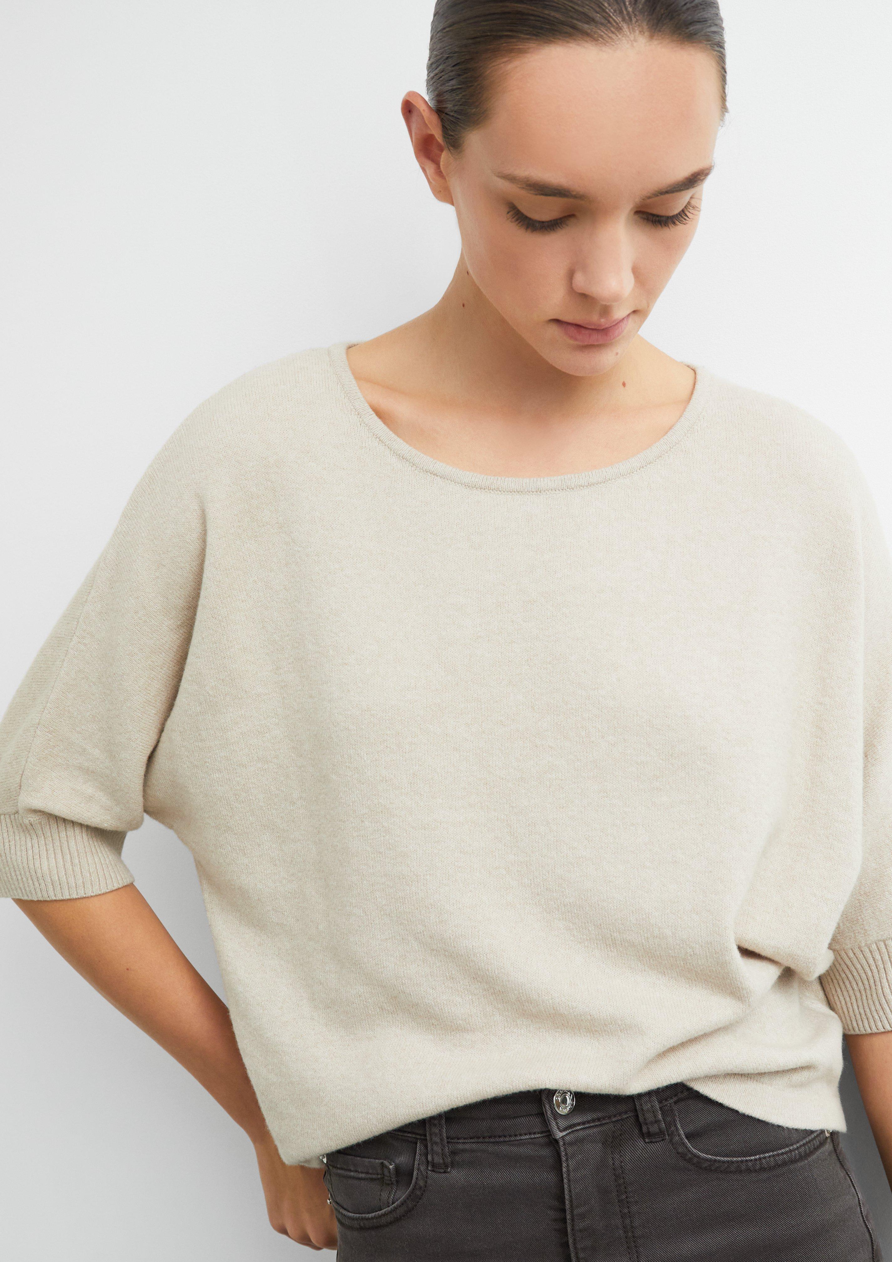 Pull en tricot en beige de COMMA