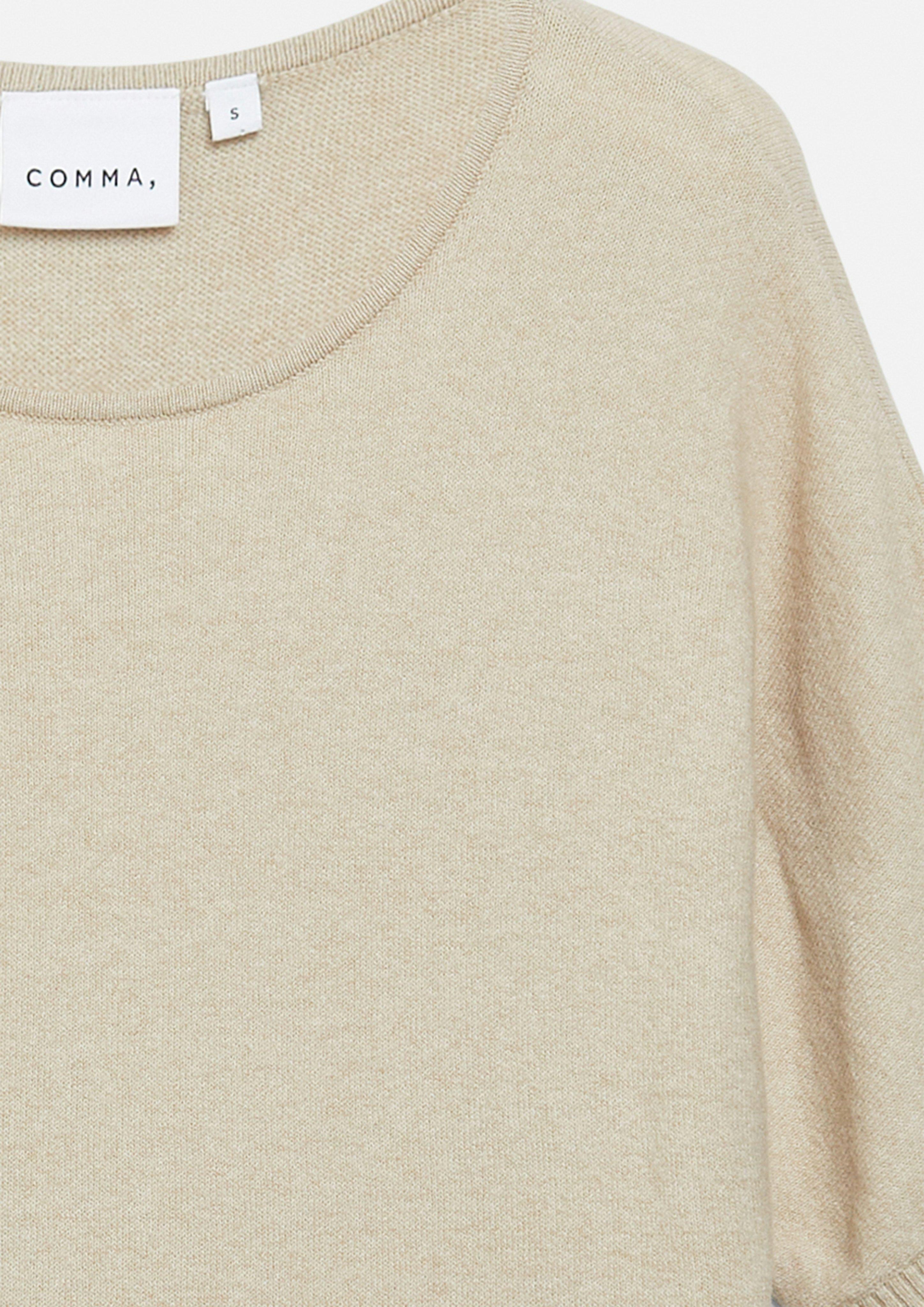 Pull en tricot en beige de COMMA