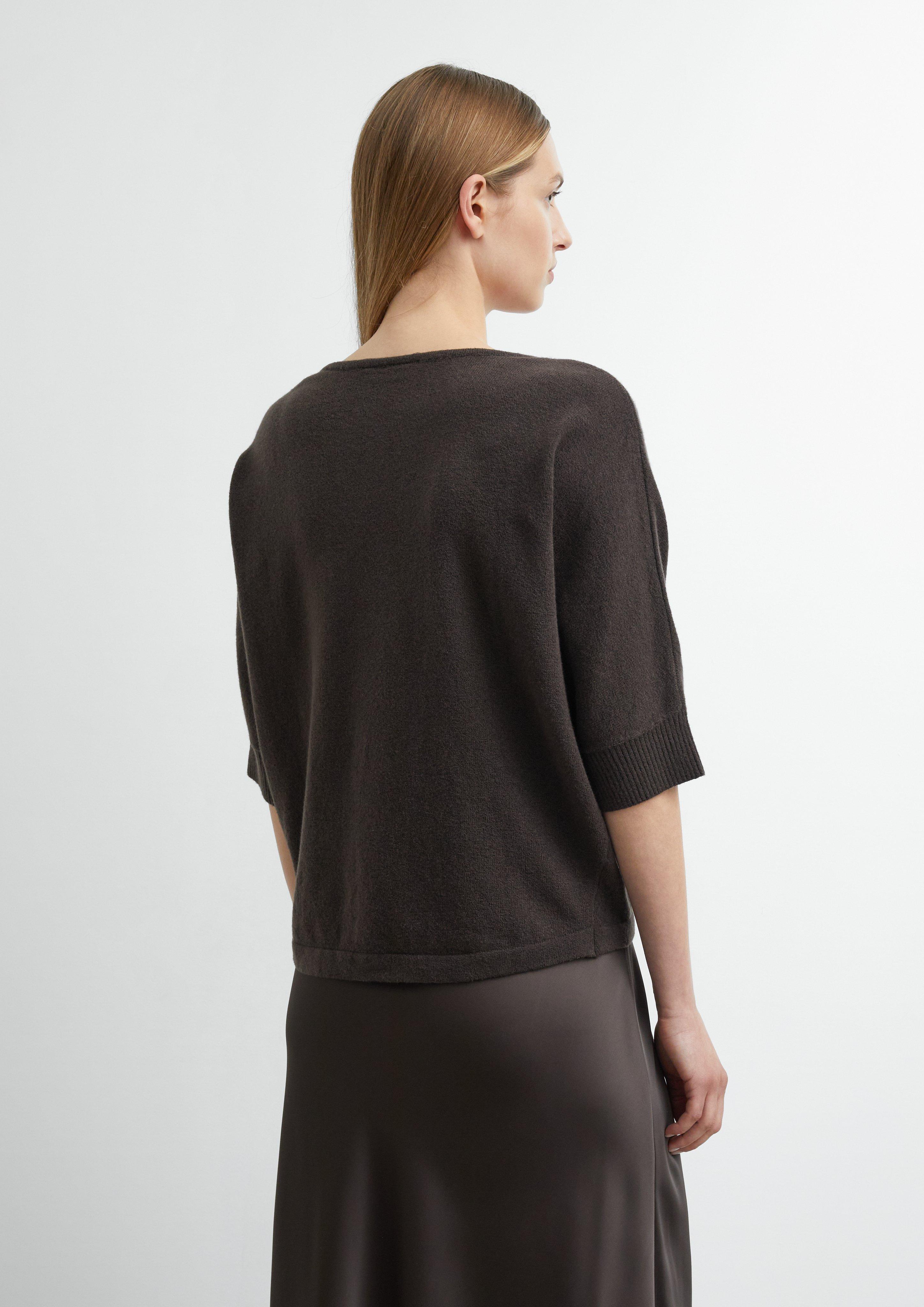 Femmes Pull en tricot en brun de comma