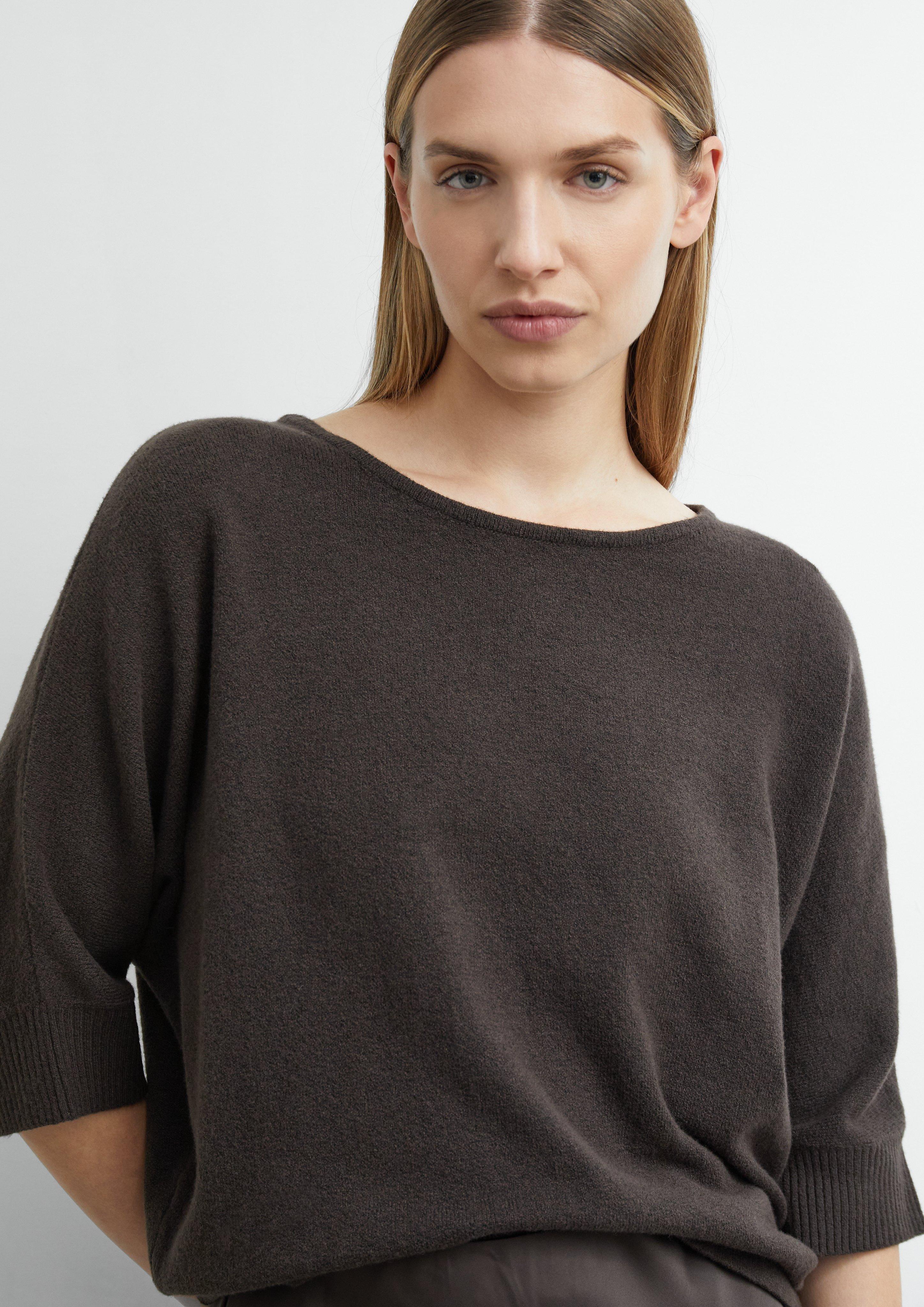 Femmes Pull en tricot en brun de comma