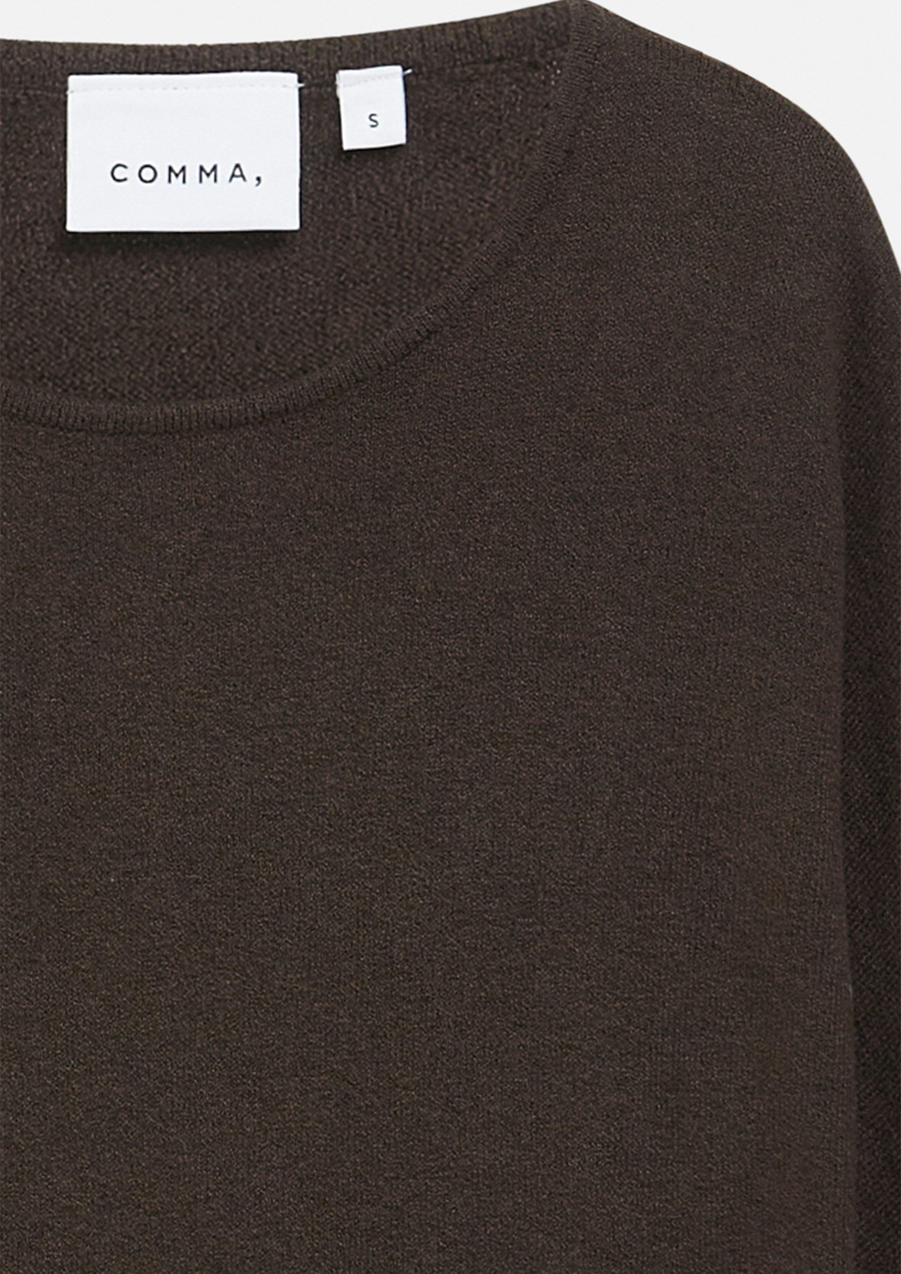 Pull en tricot en brun de COMMA
