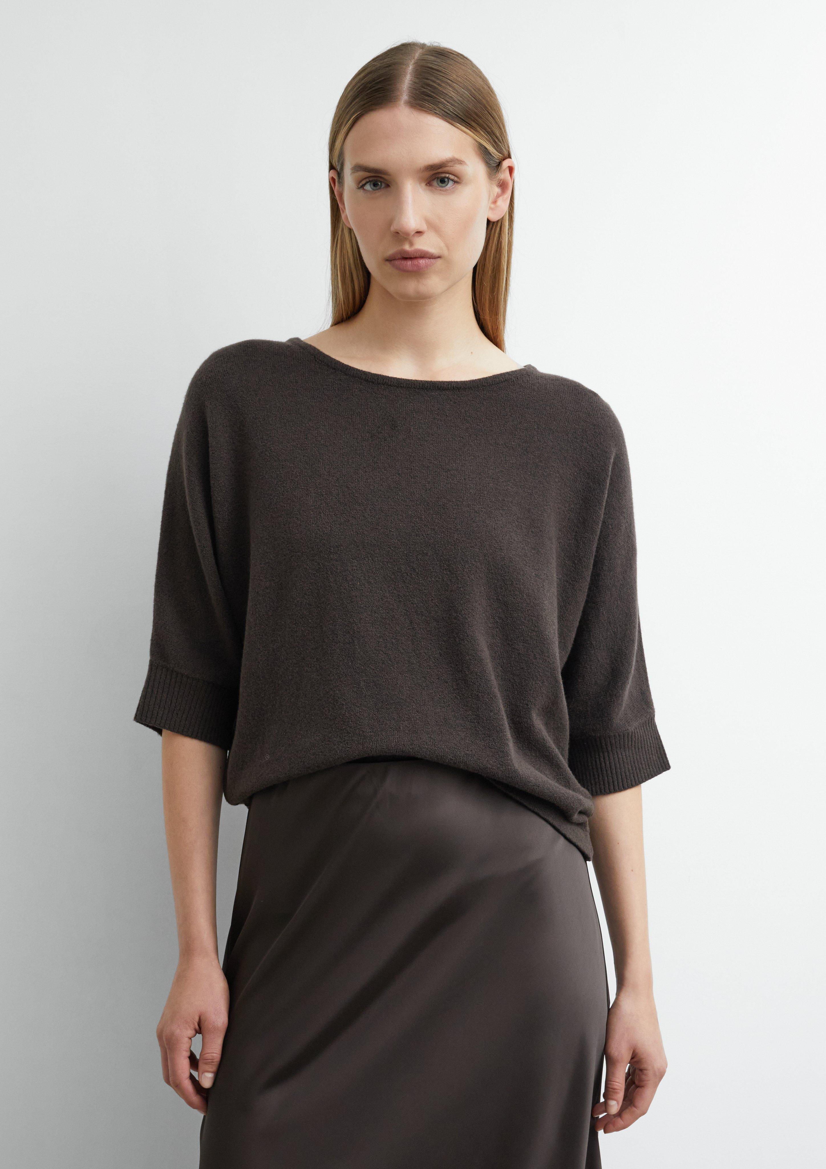 Strickpullover in dunkelbraun von COMMA