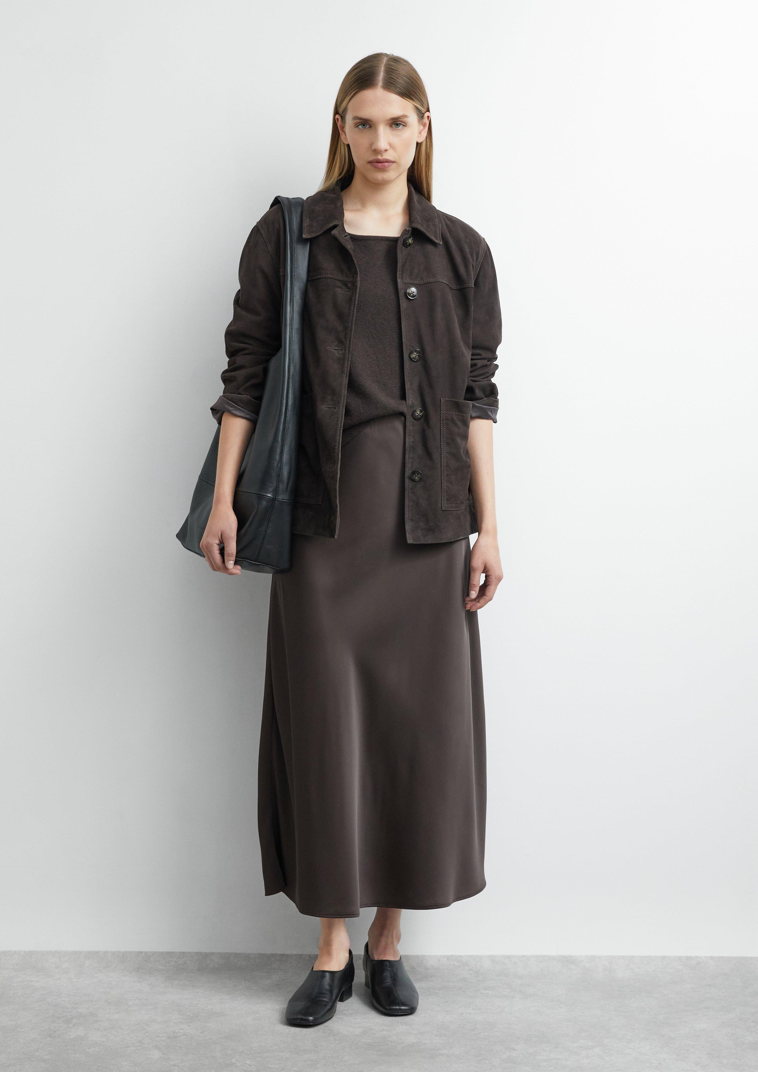 Femmes Pull en tricot en brun de comma