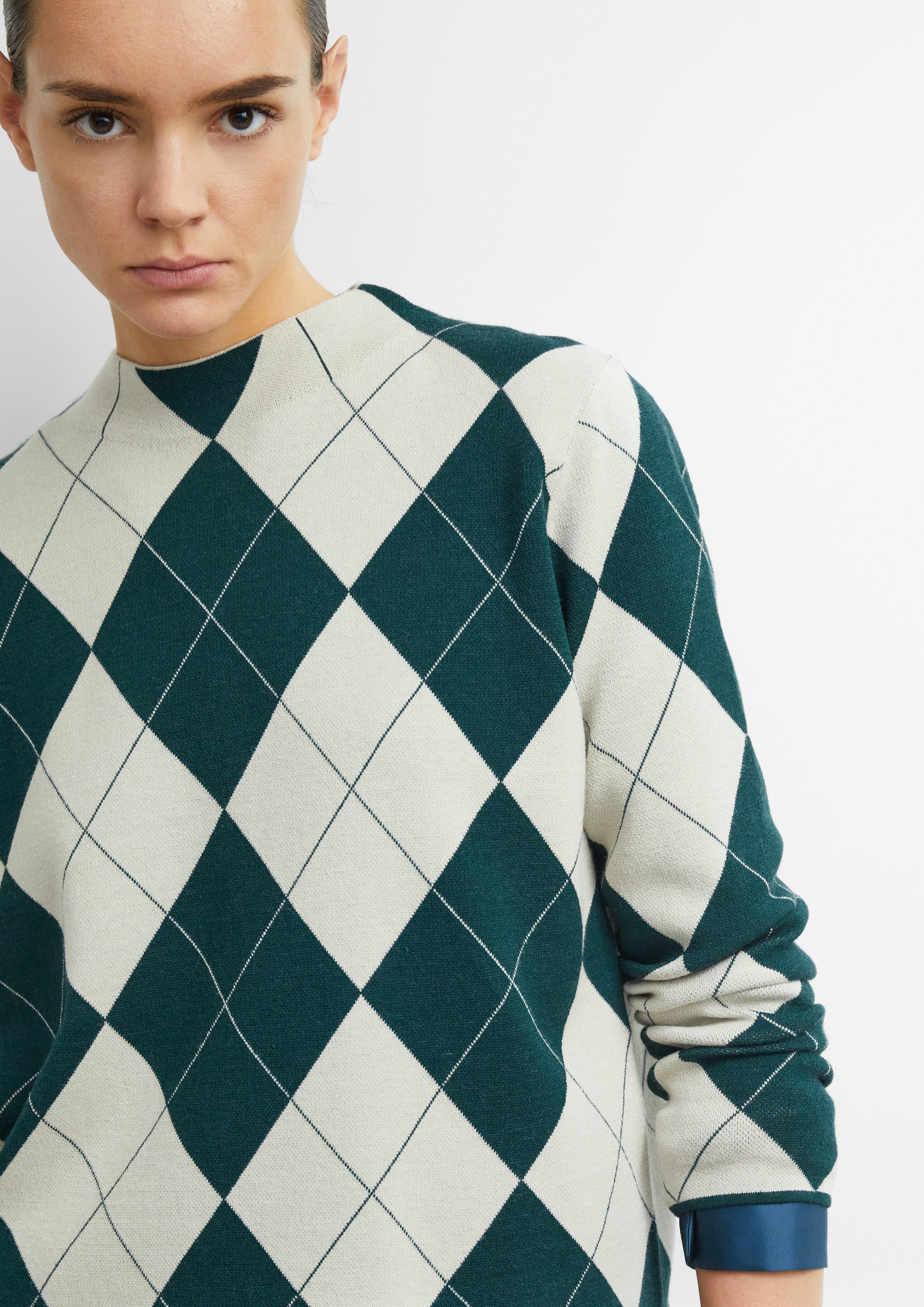 Pull en tricot en beige de COMMA
