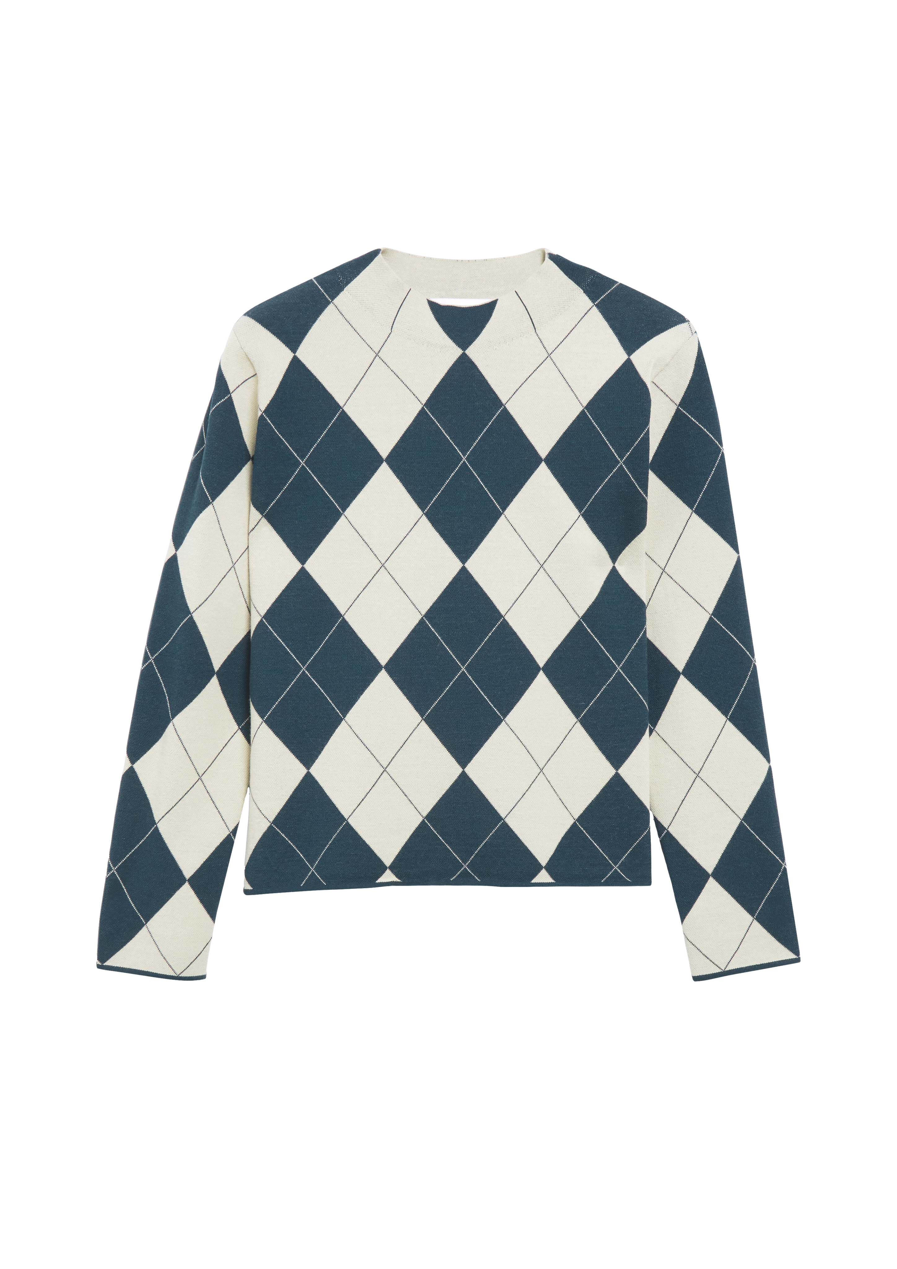 Jacquard-trui van een viscose-mix