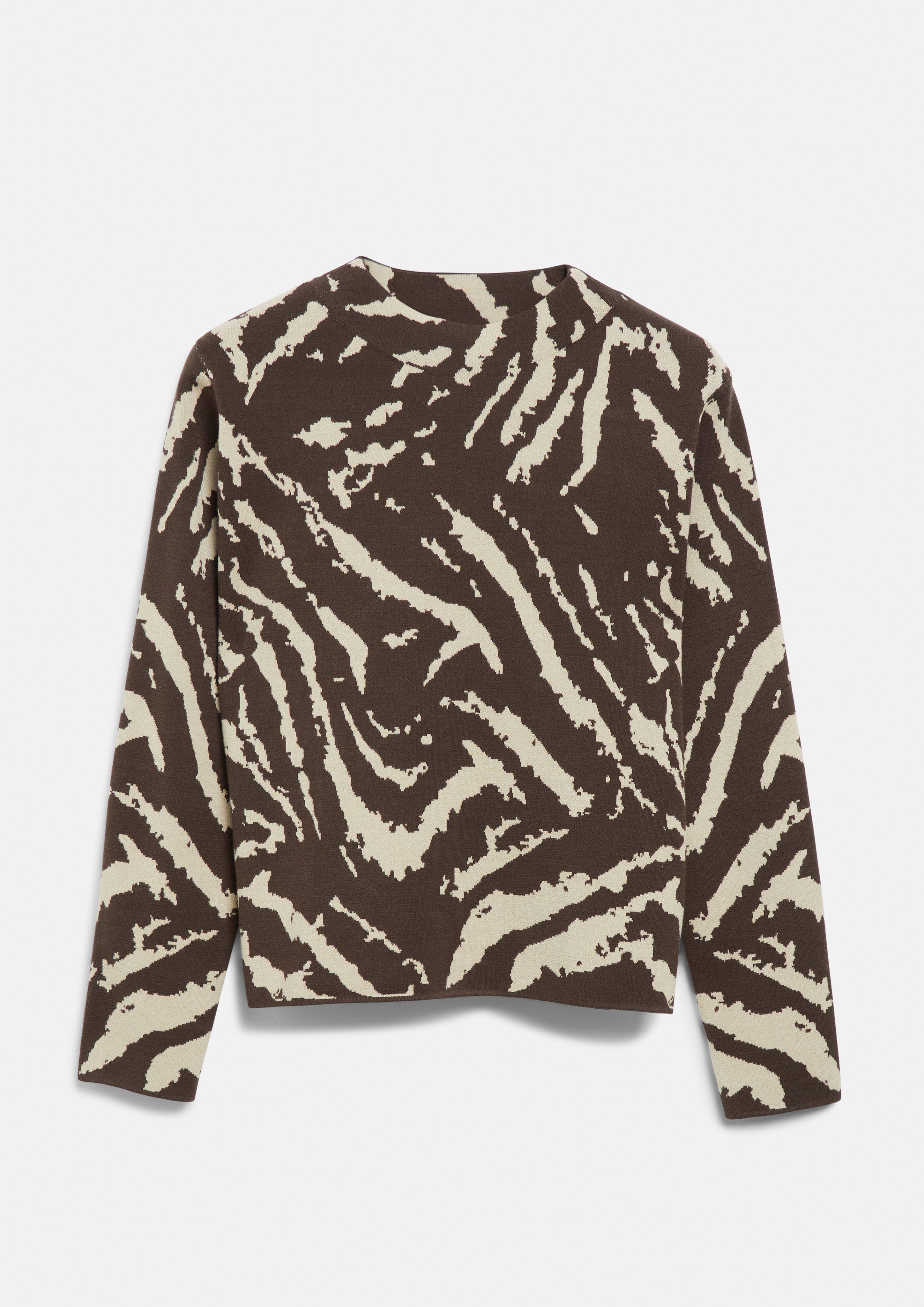 Pull en tricot en beige de COMMA