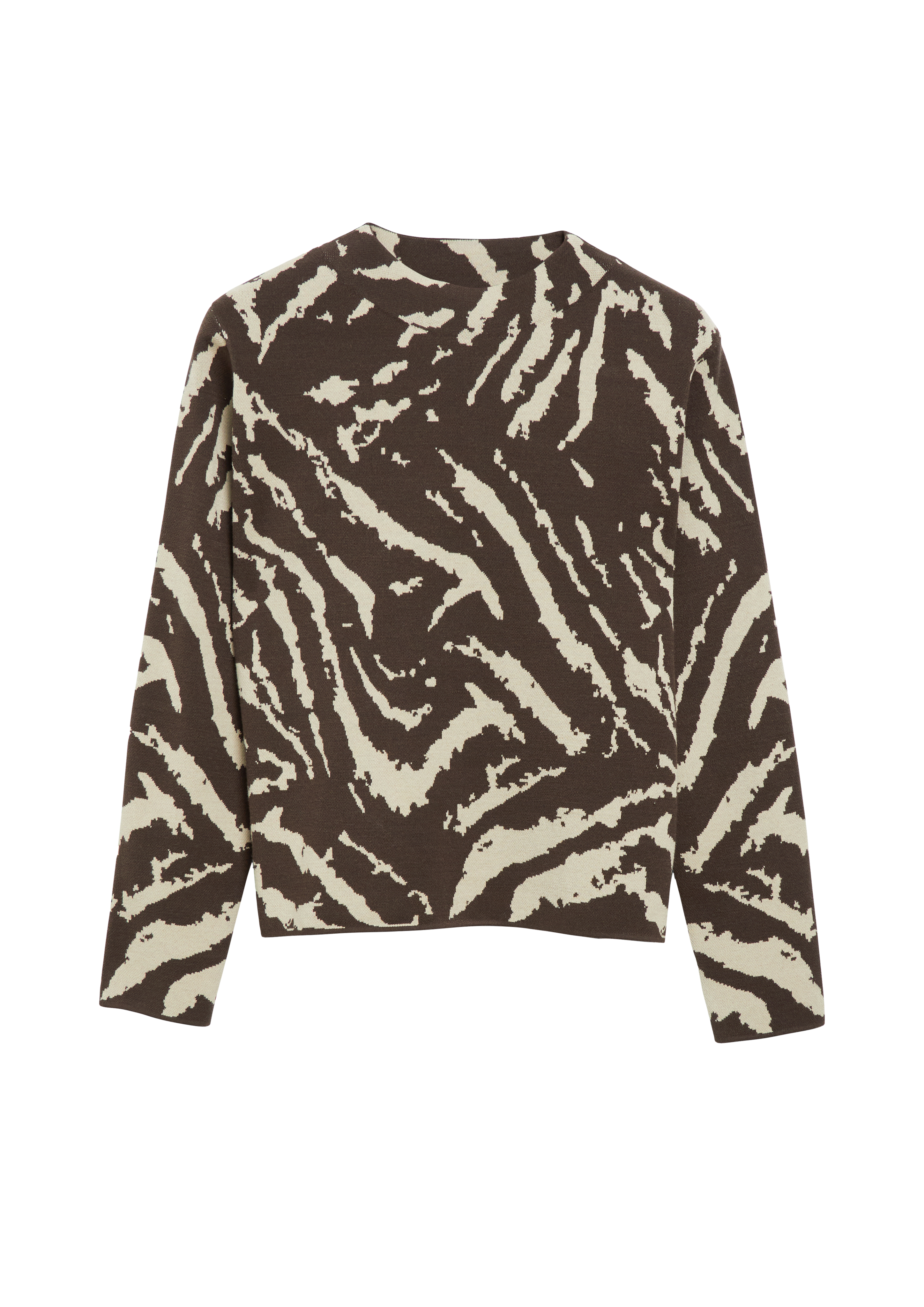Jacquard-trui van een viscose-mix