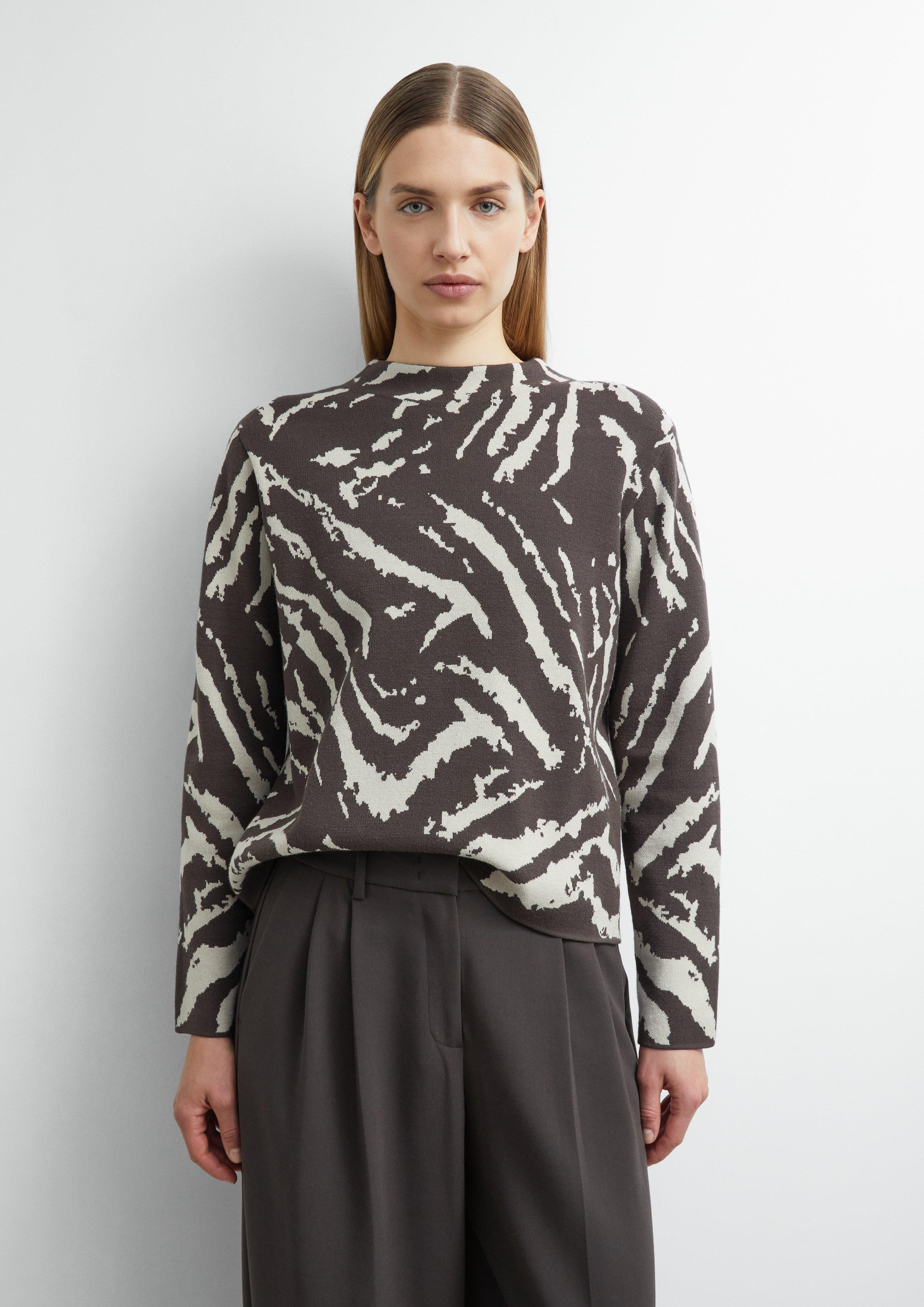 Pull en tricot en beige de COMMA