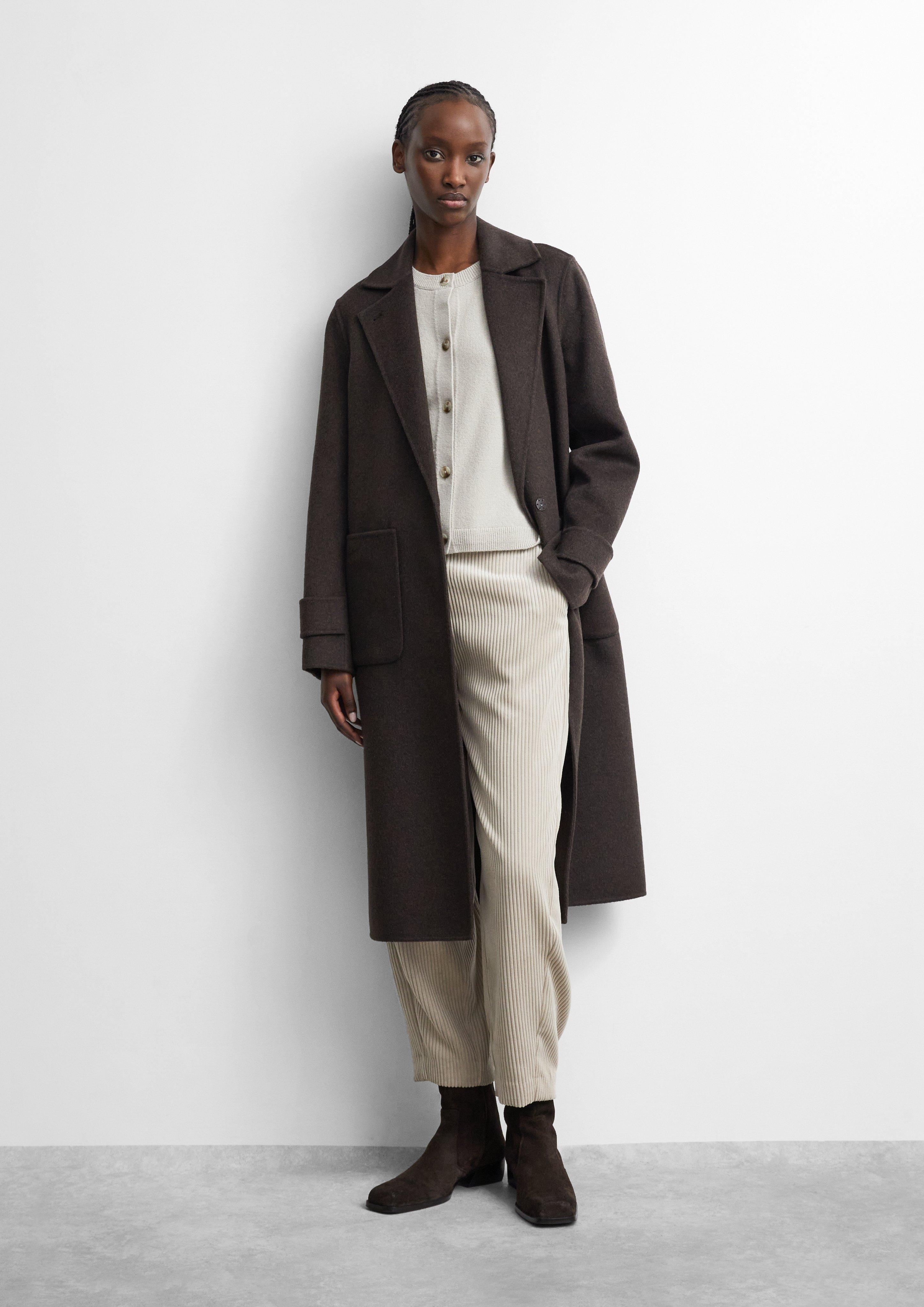 Veste en tricot en beige de COMMA