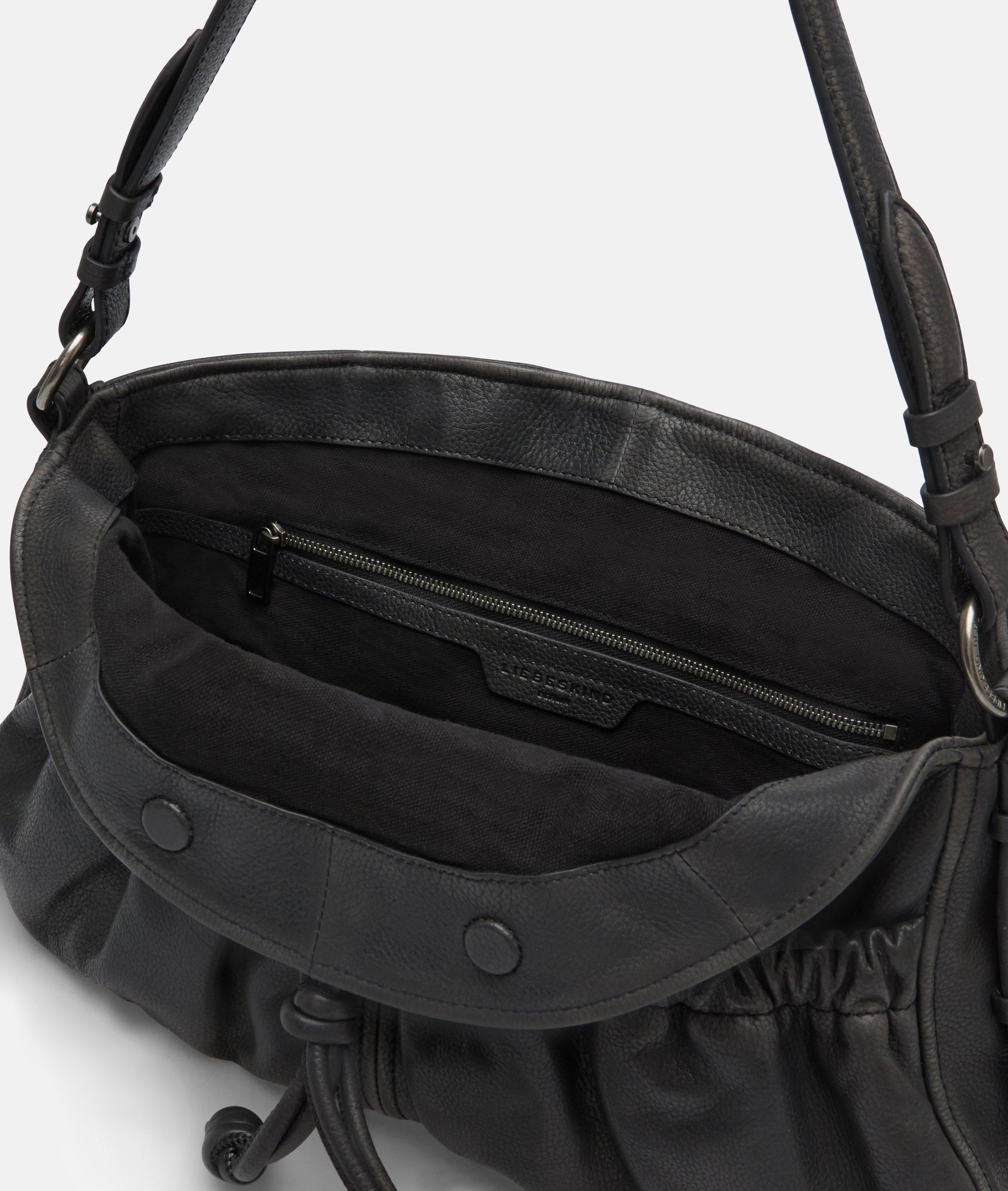 Elya Crossbody M in schwarz & braun
