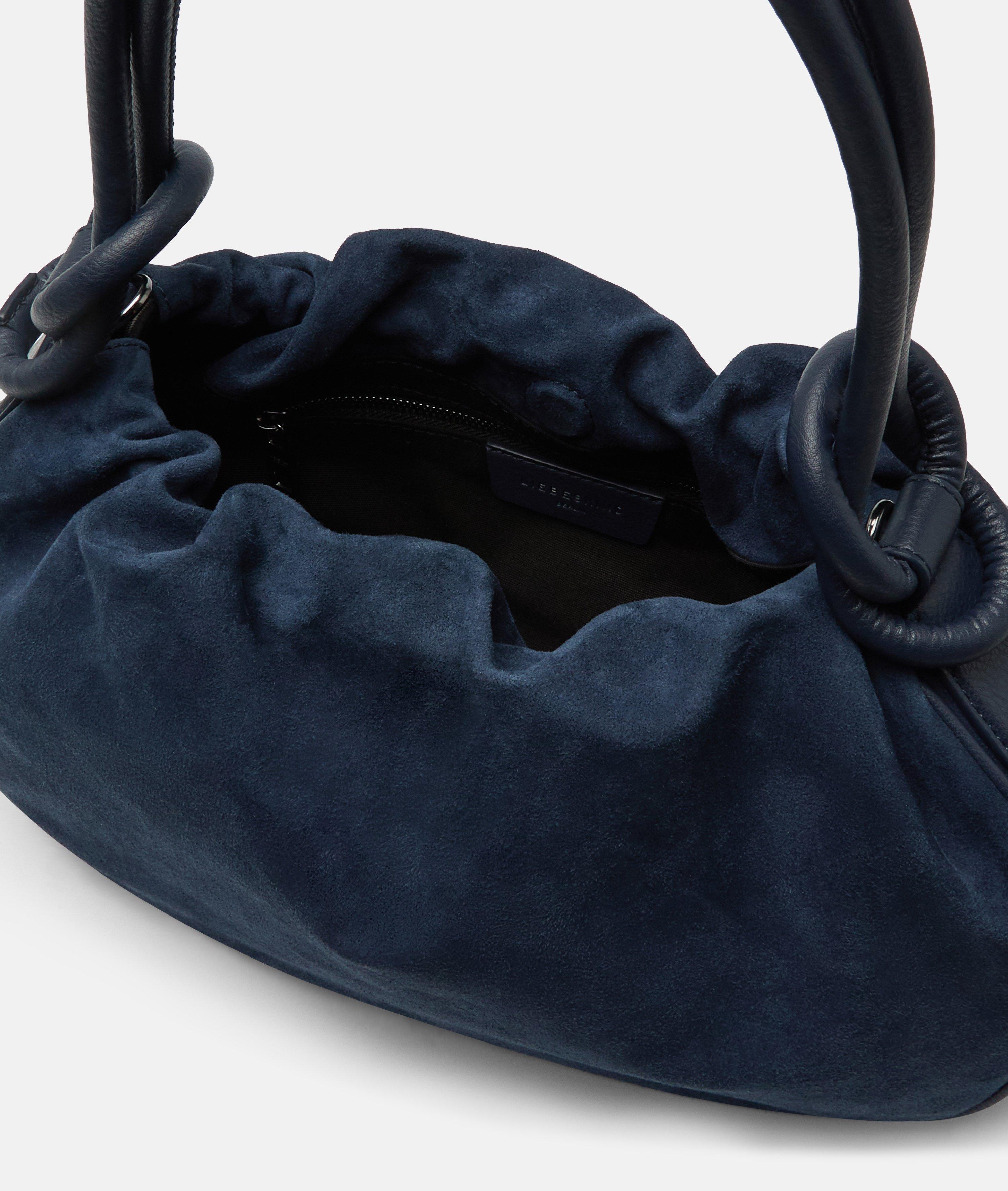 Mimi Hobo M in blau & beige