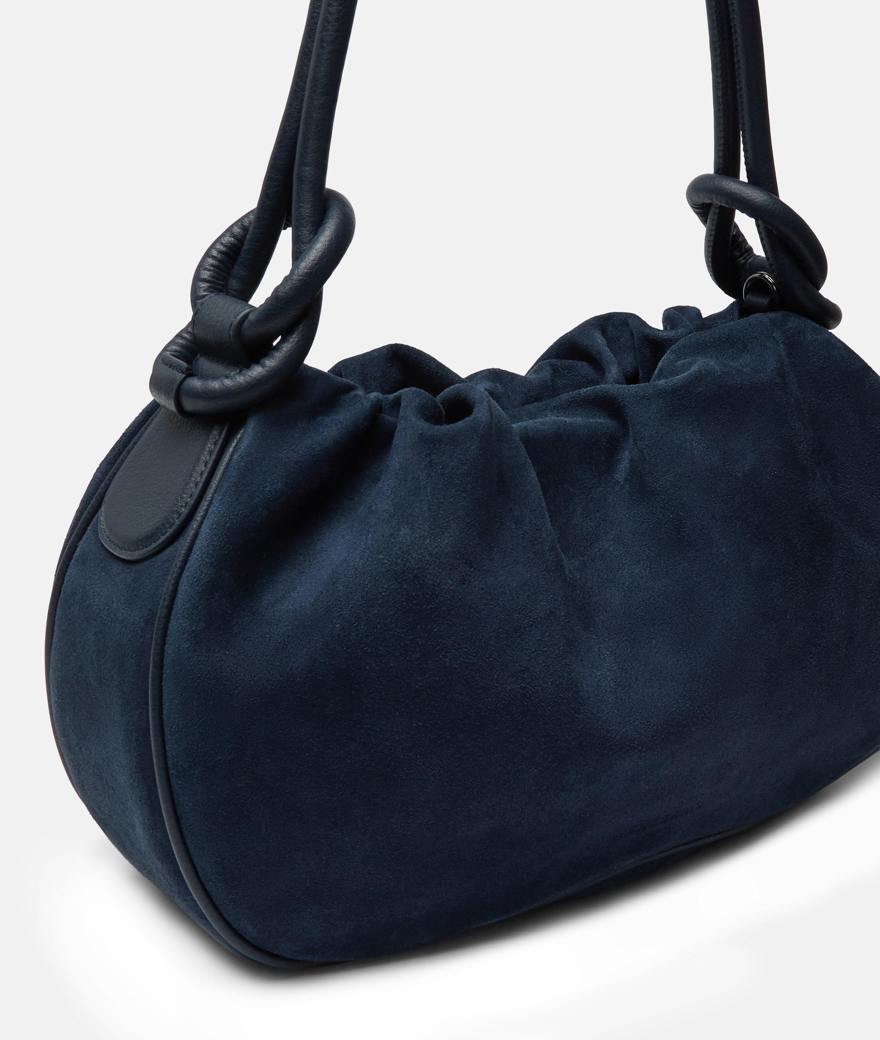 Mimi Hobo M in blau & beige