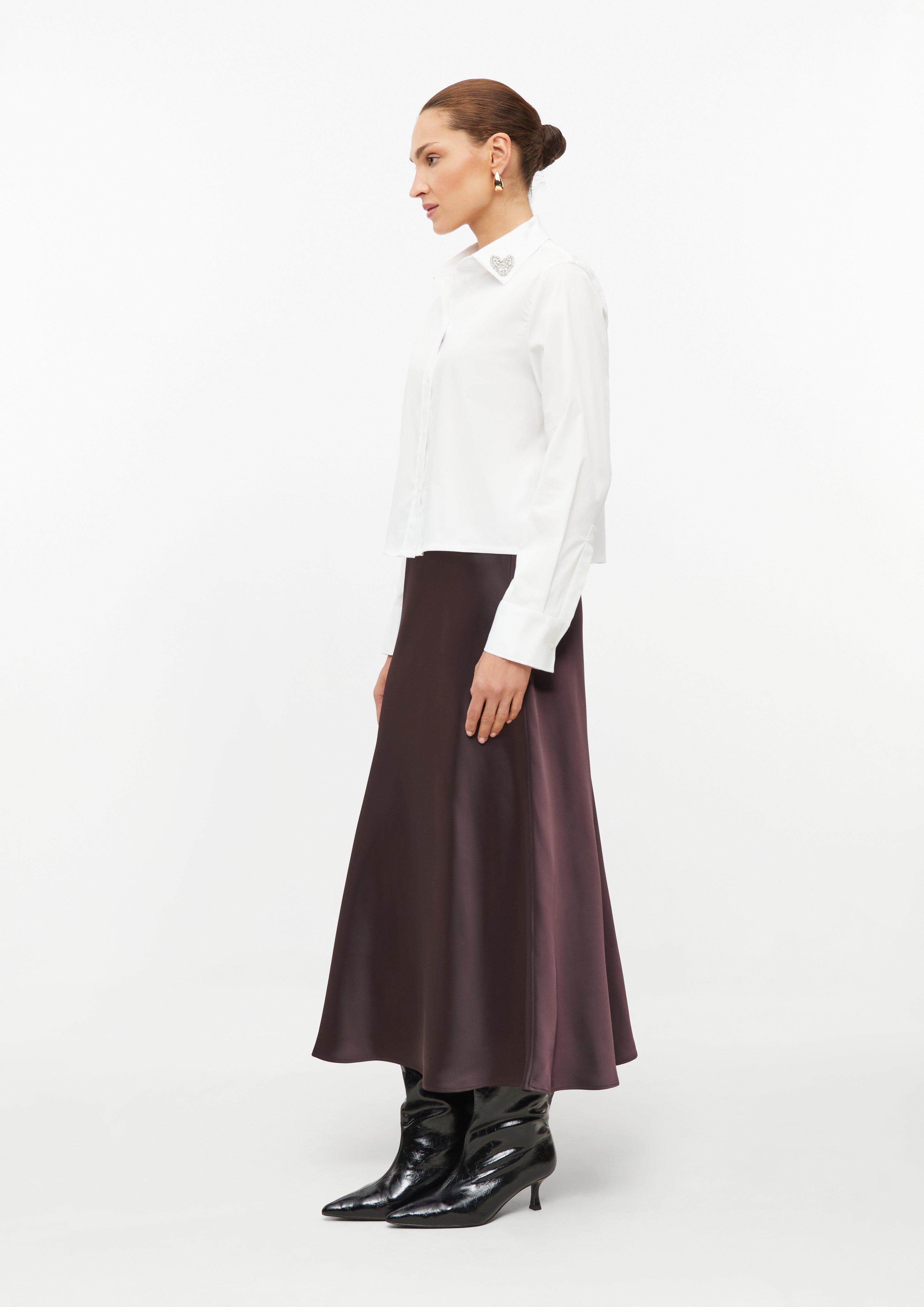 Dames Bluse in wit van s.Oliver BLACK LABEL