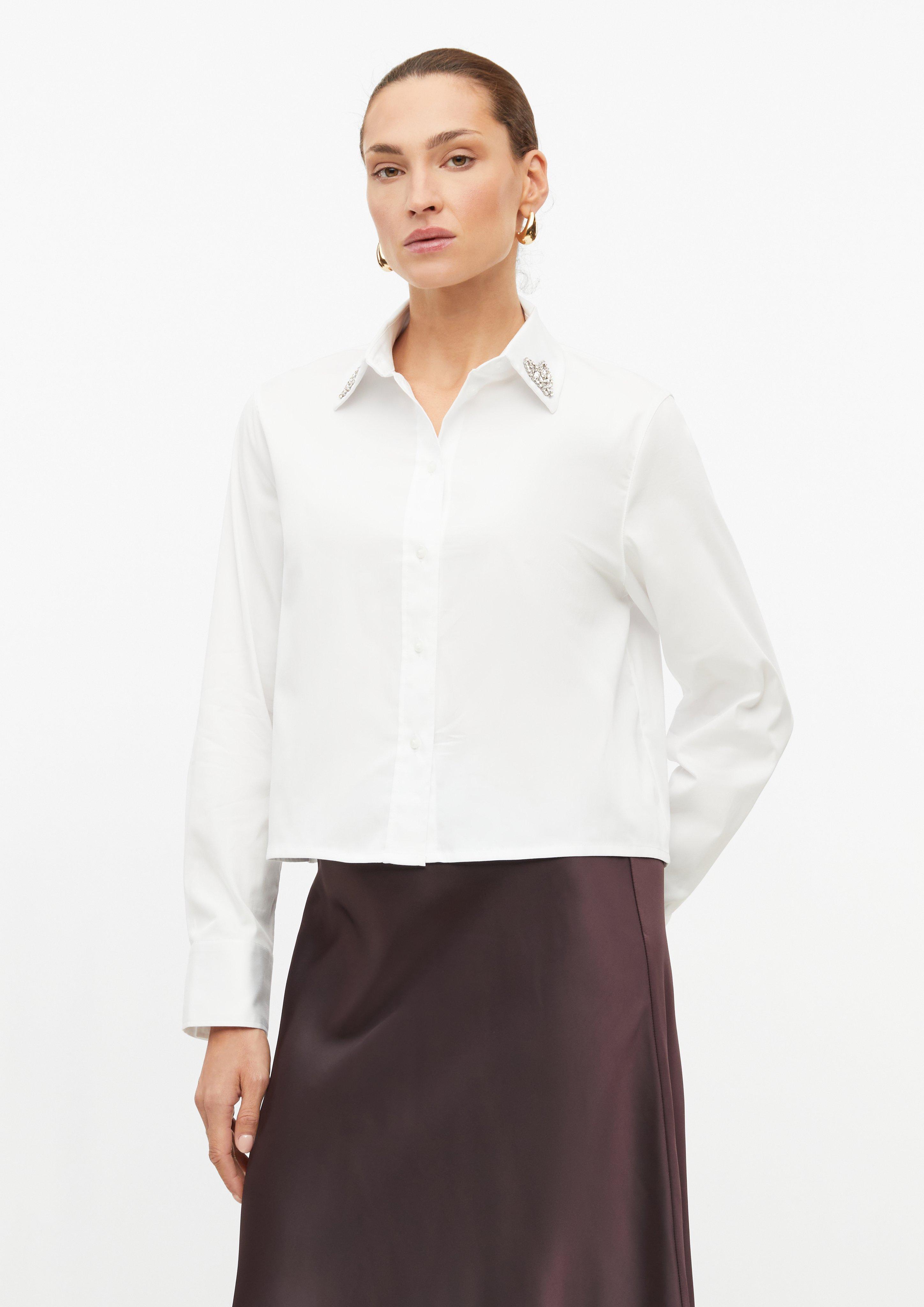 Bluse in wit van s.Oliver BLACK LABEL