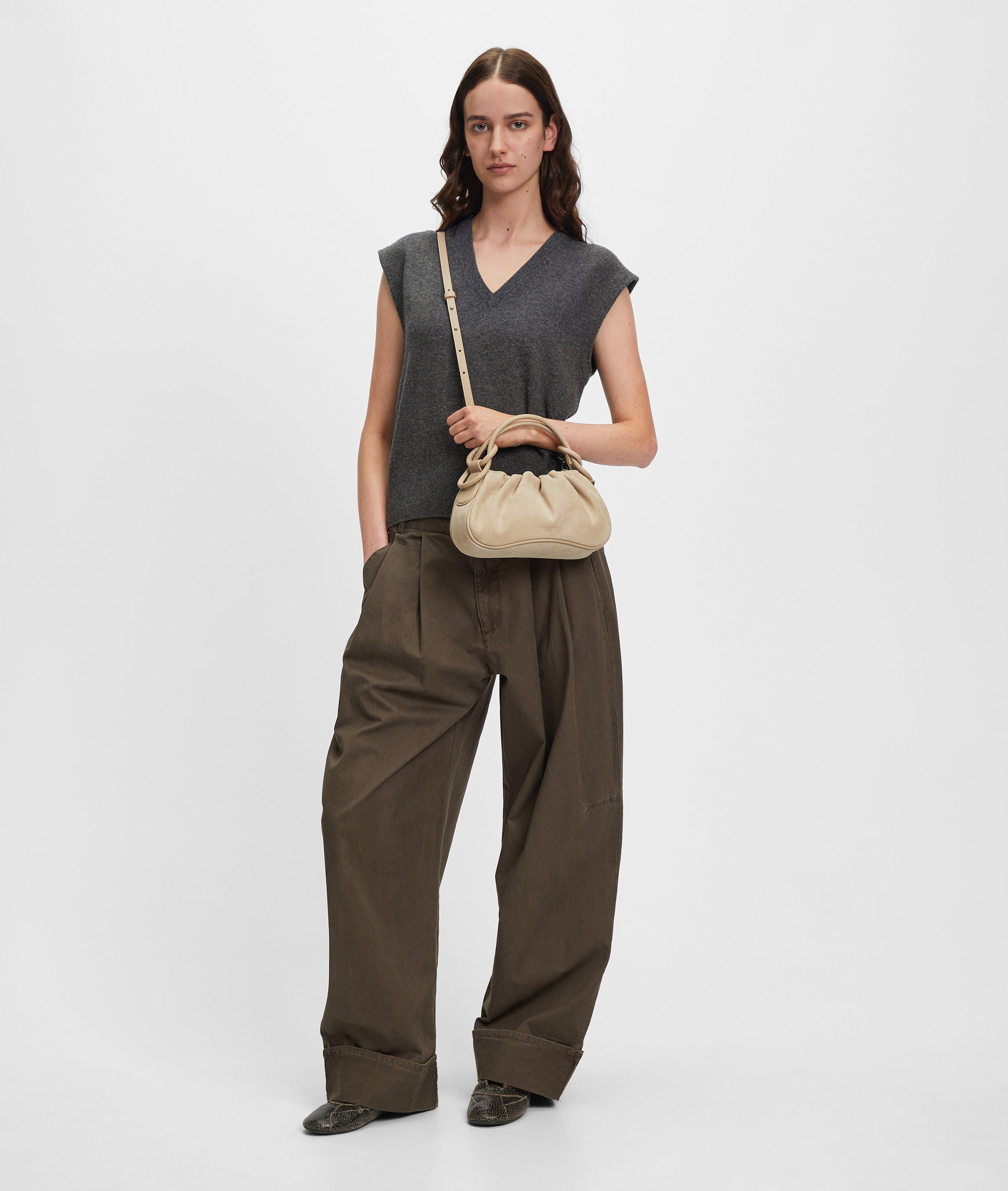 Mimi Hobo XS in beige & blau
