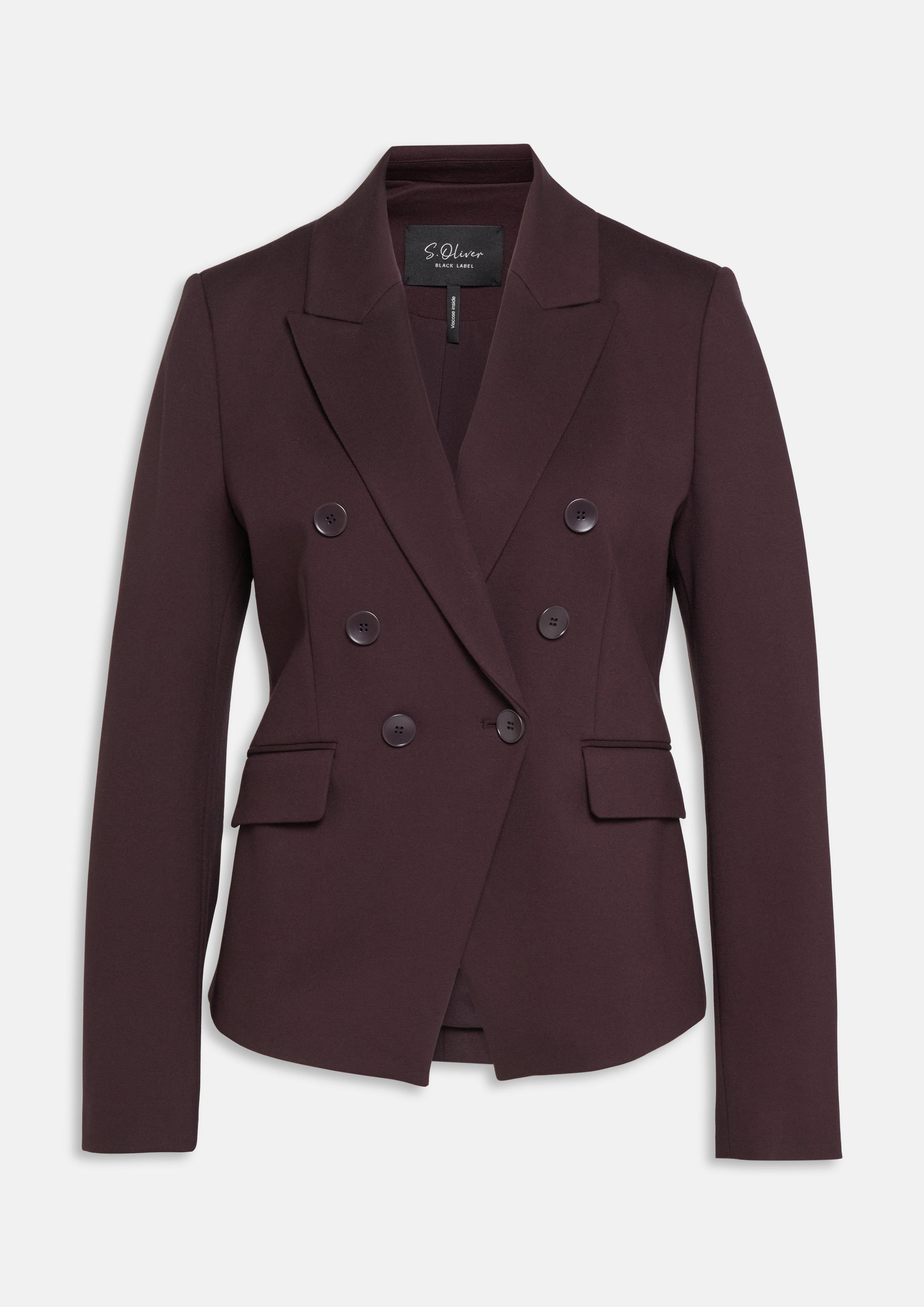 Indoor-Jacke in Farbe dunkelbraun von s.Oliver BLACK LABEL