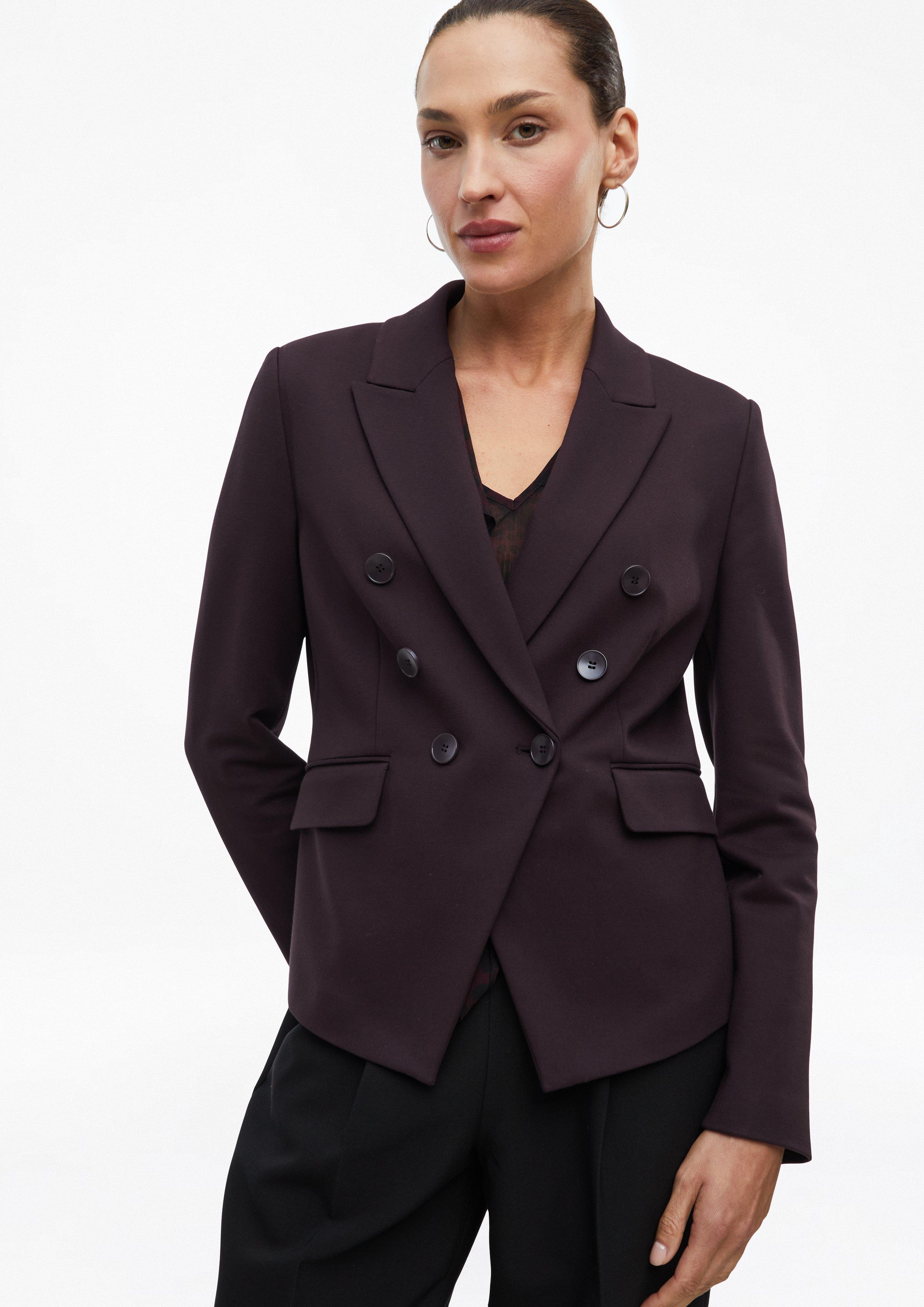 Indoor-Jacke in Farbe dunkelbraun von s.Oliver BLACK LABEL