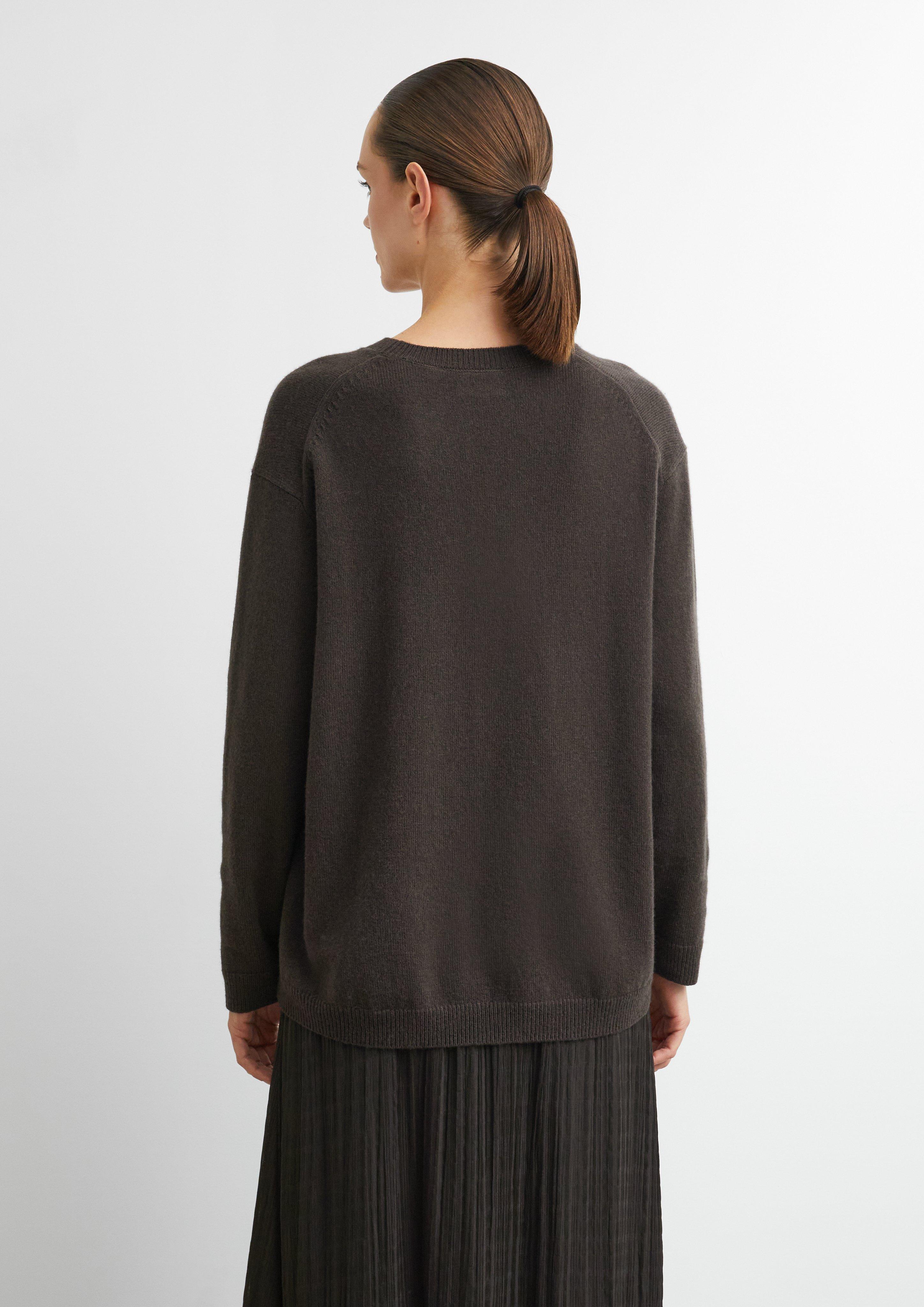 Pull en tricot en brun de COMMA