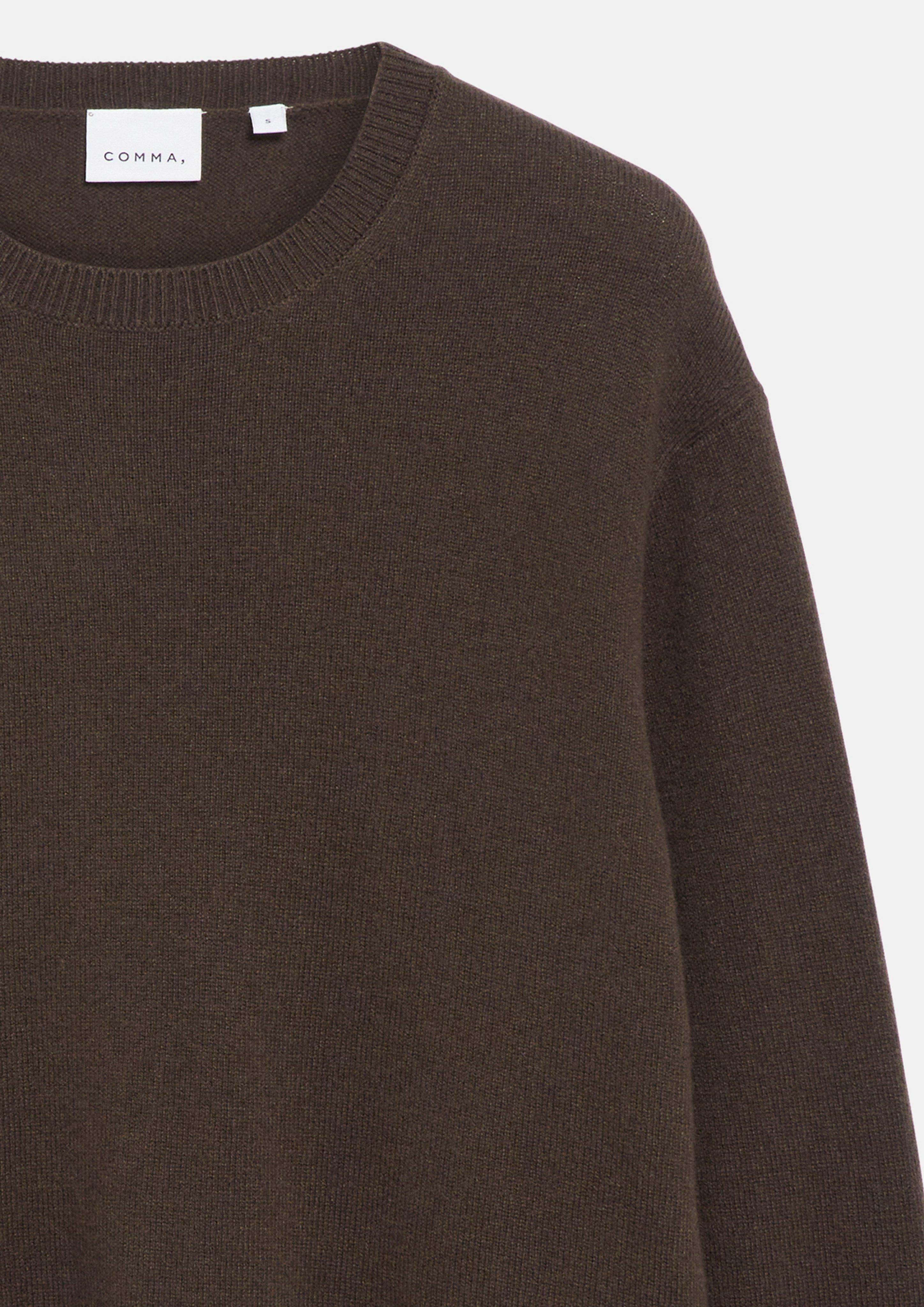Pull en tricot en brun de COMMA