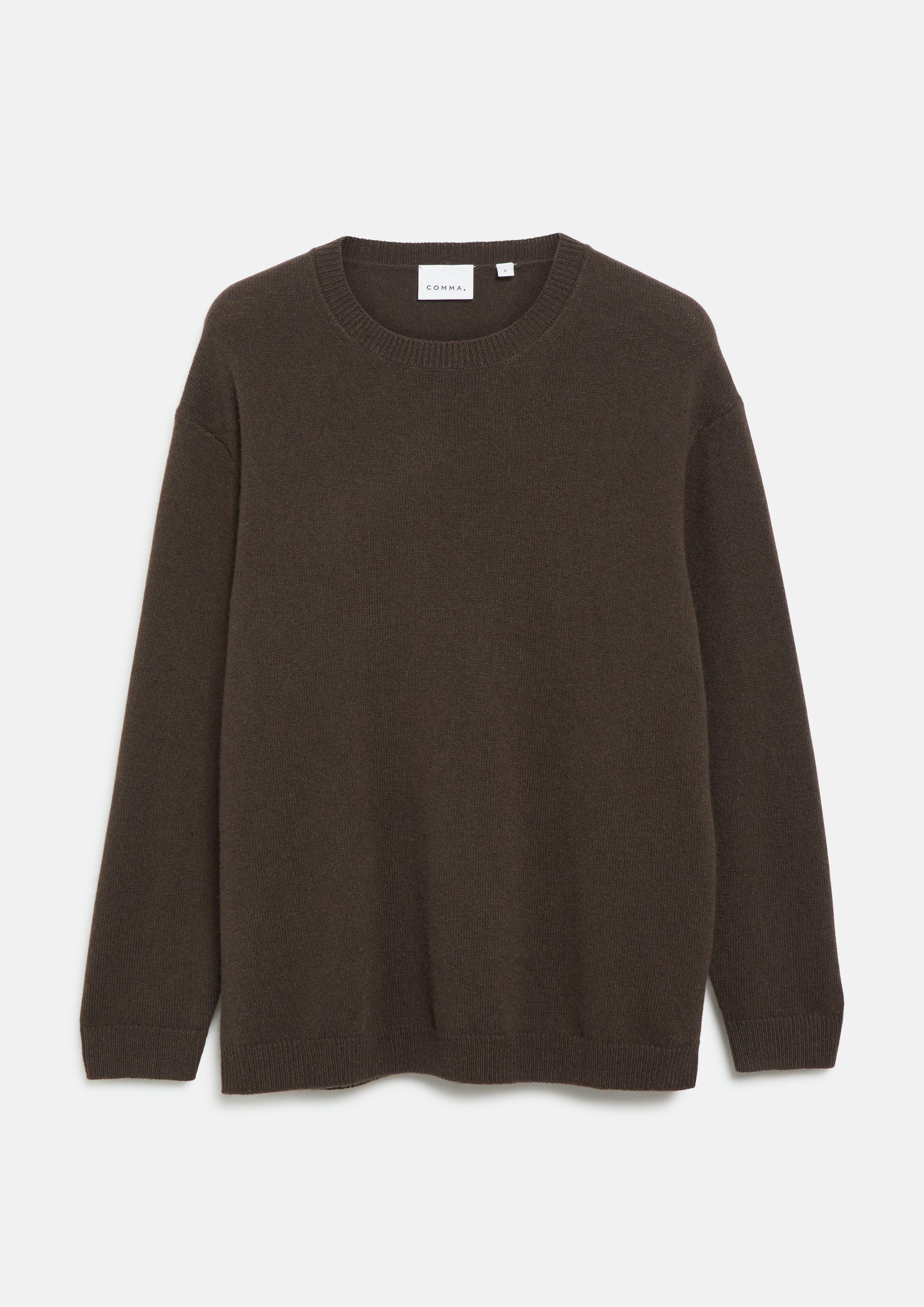 Pull en tricot en brun de COMMA